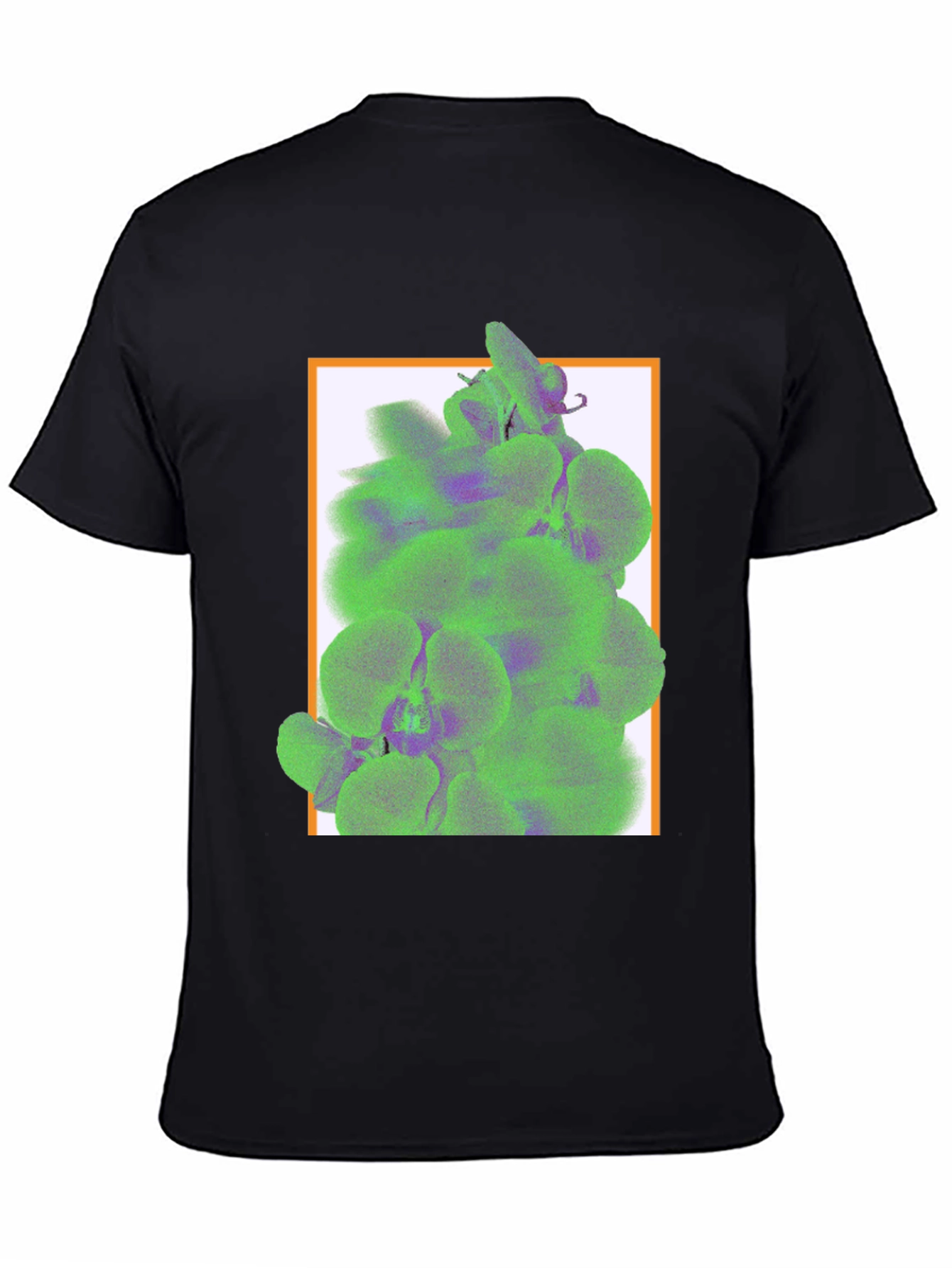 Trendy Graphic Tee with Floral Accent