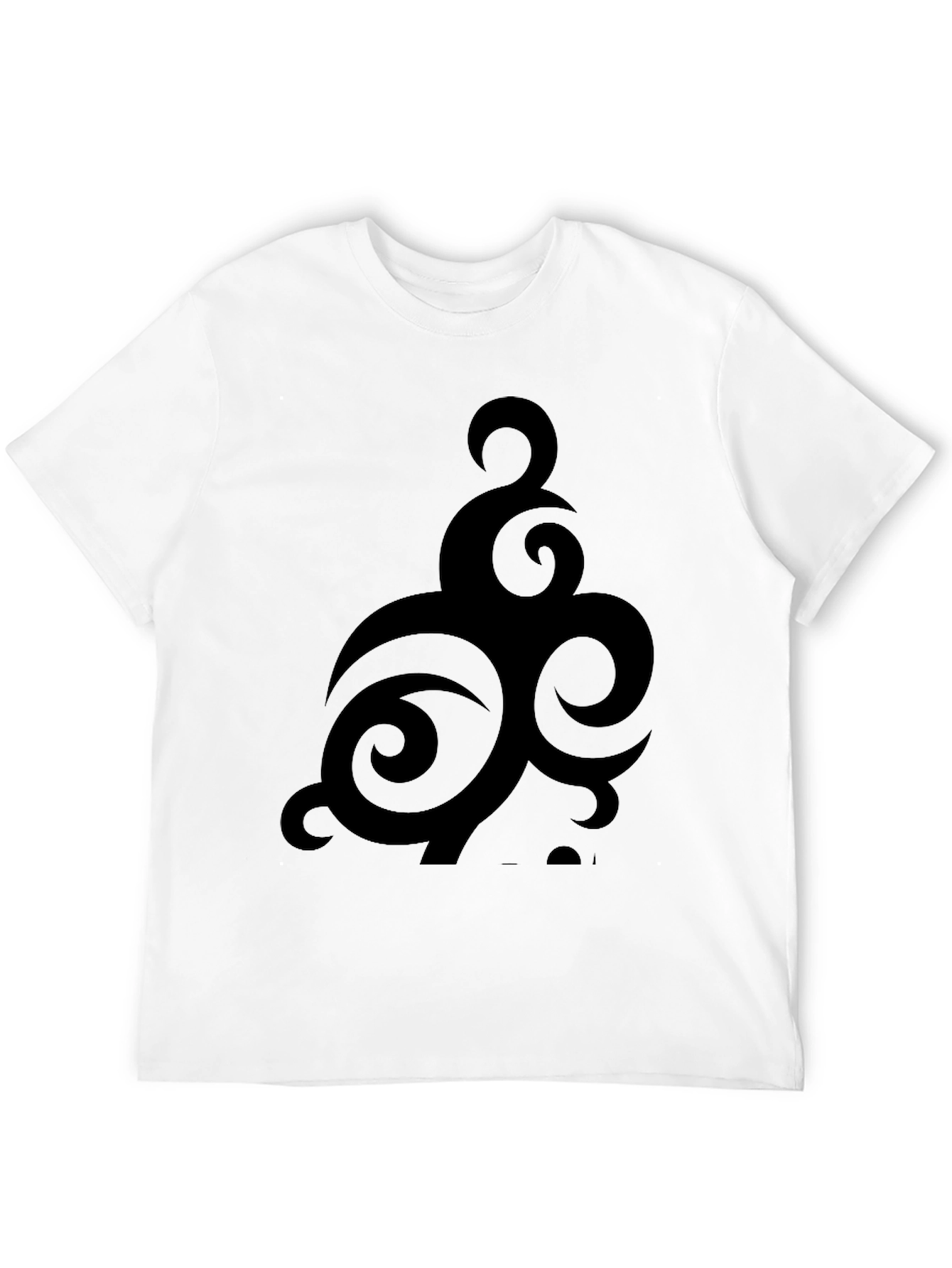 Tribal Graphic Black T-Shirt - Casual Style