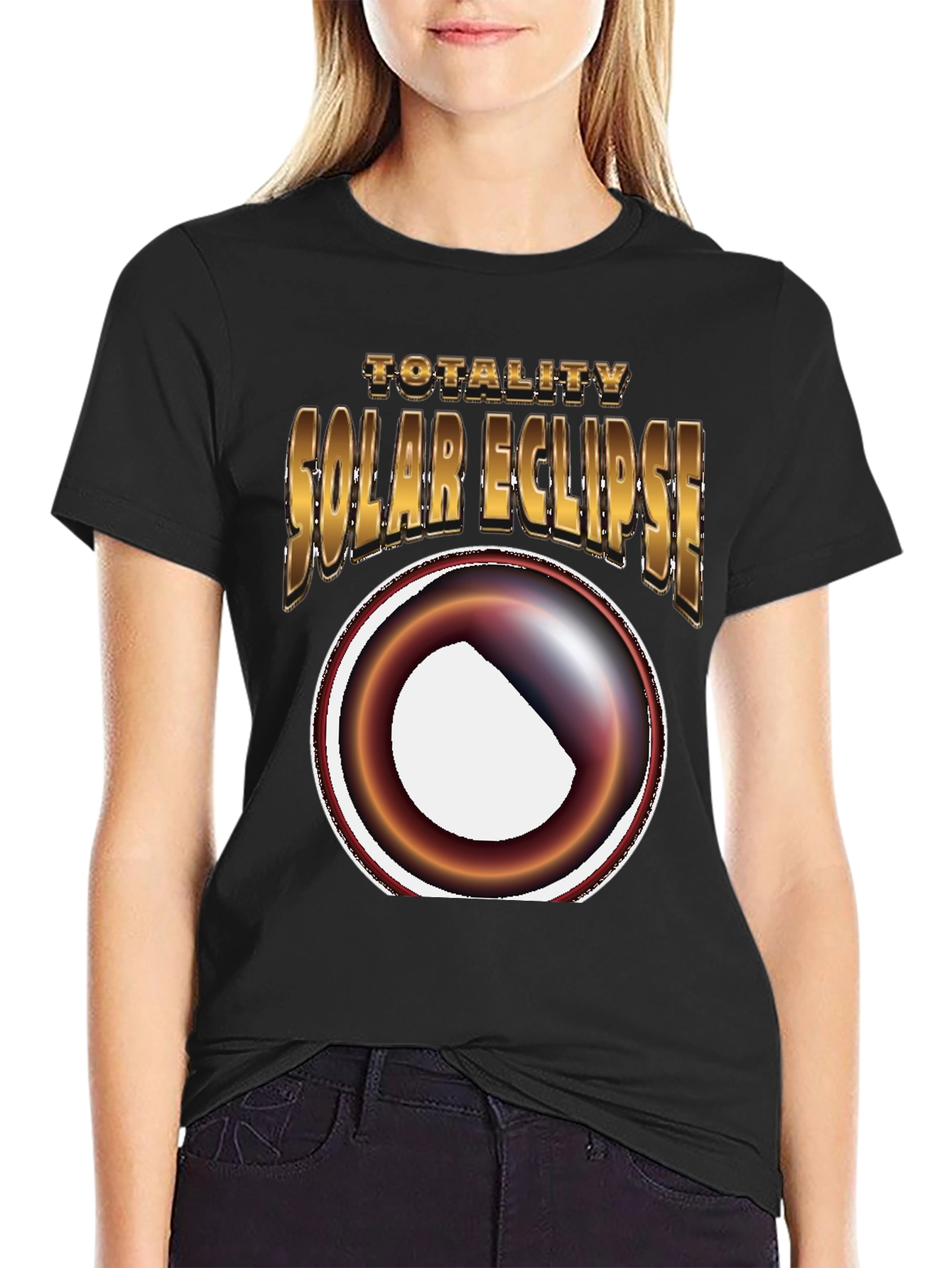 Totality Solar Eclipse Black T-Shirt