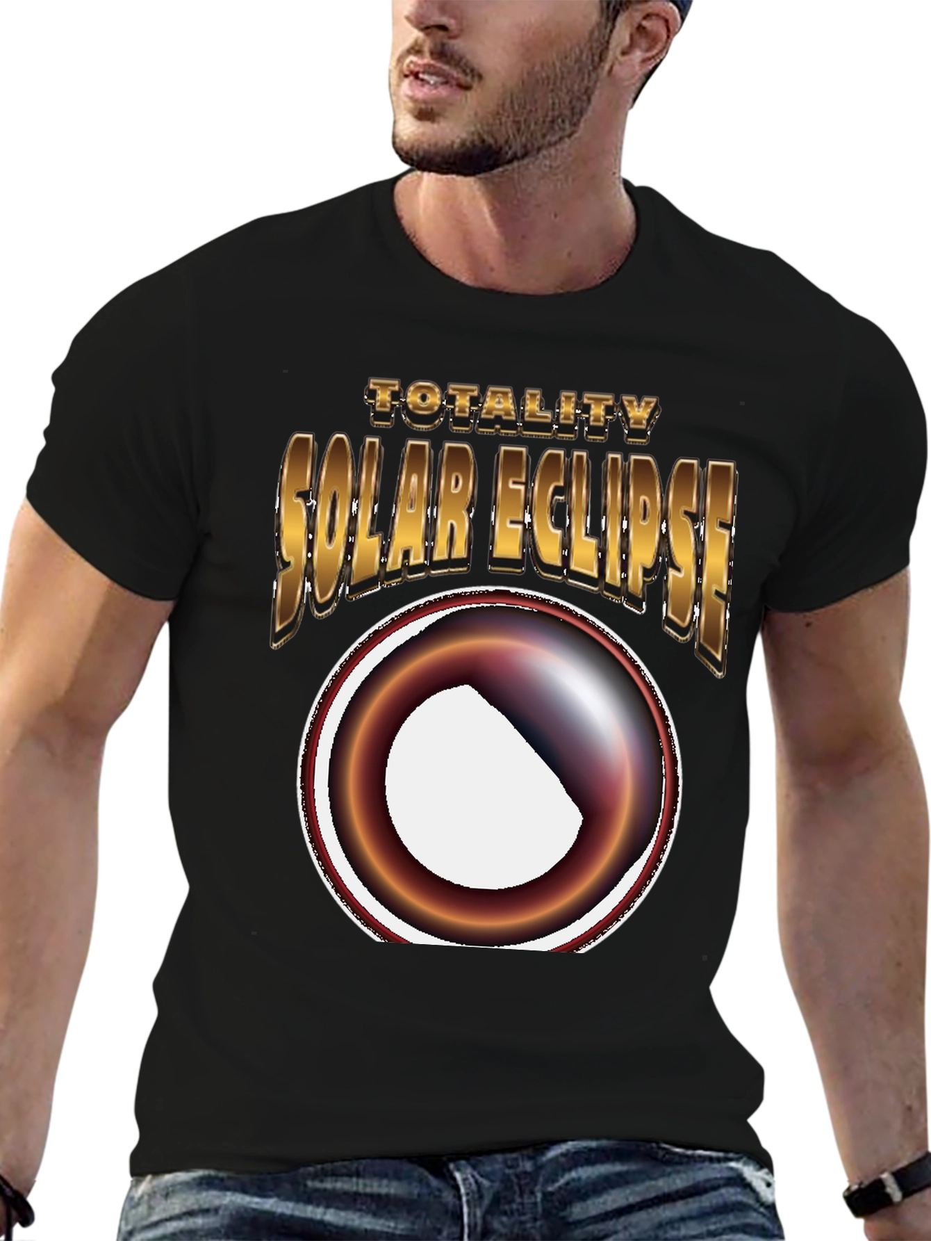 Totality Solar Eclipse Black T-Shirt