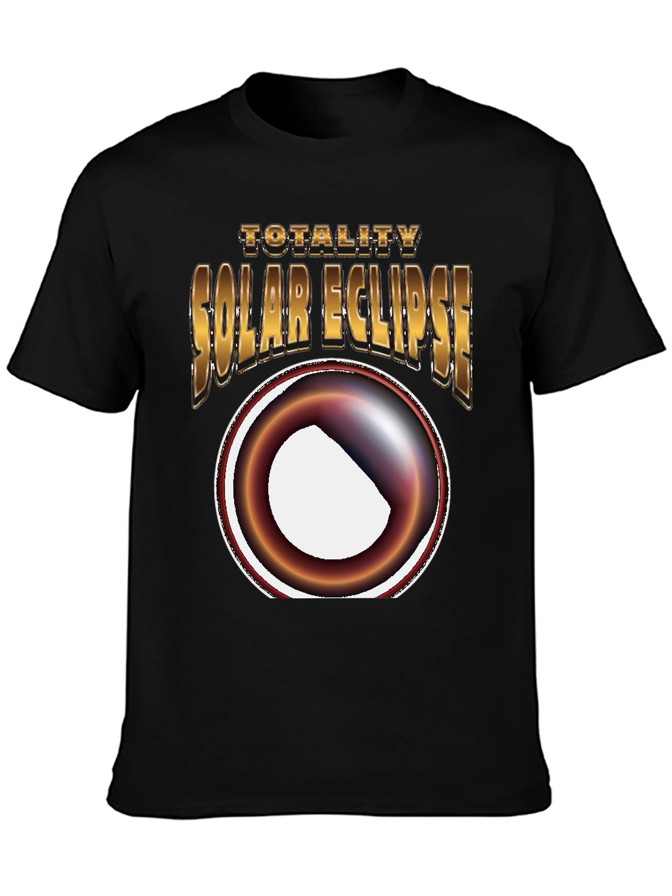 Totality Solar Eclipse Black T-Shirt