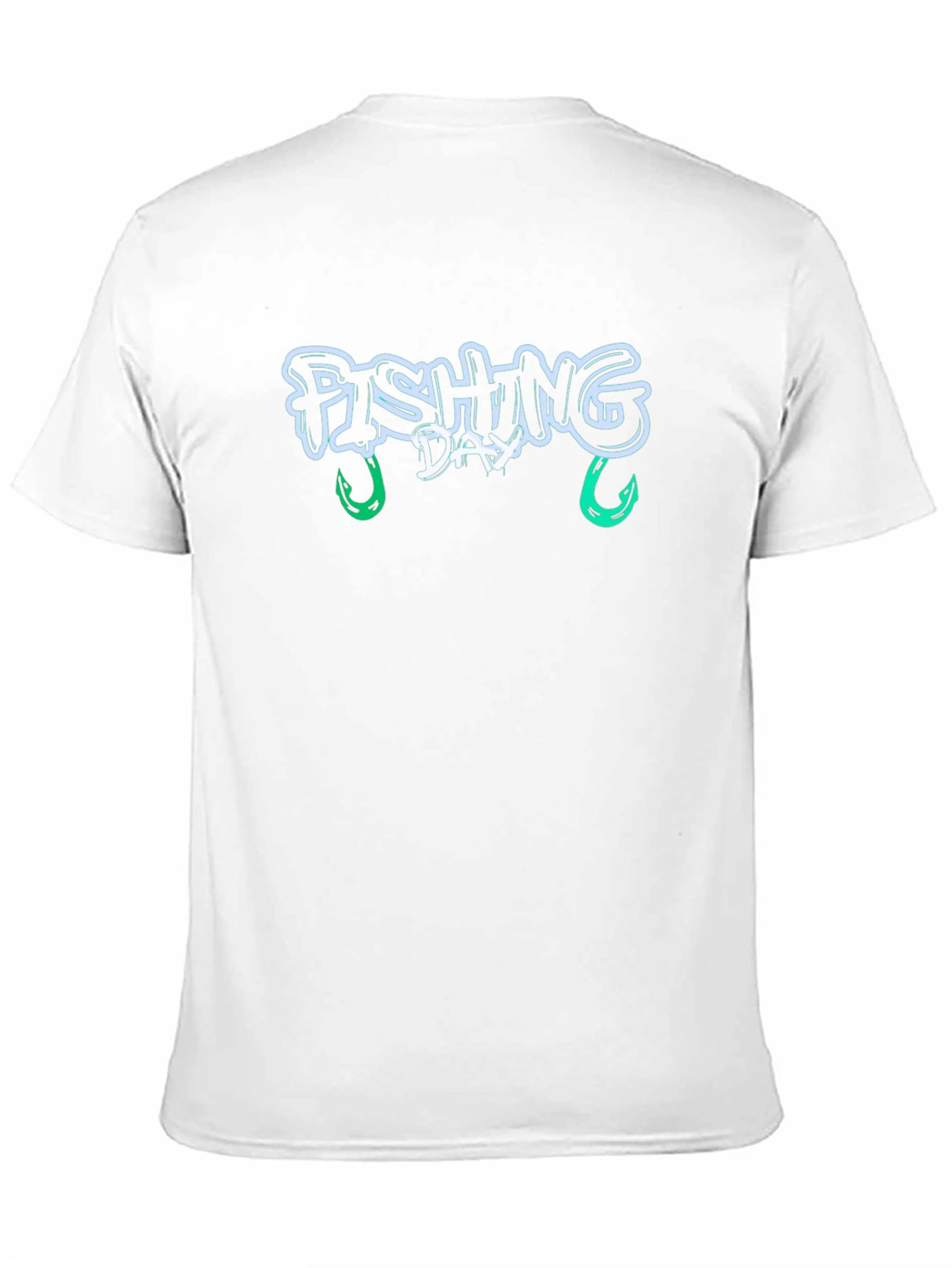Fishing Day Graphic Tee - Black