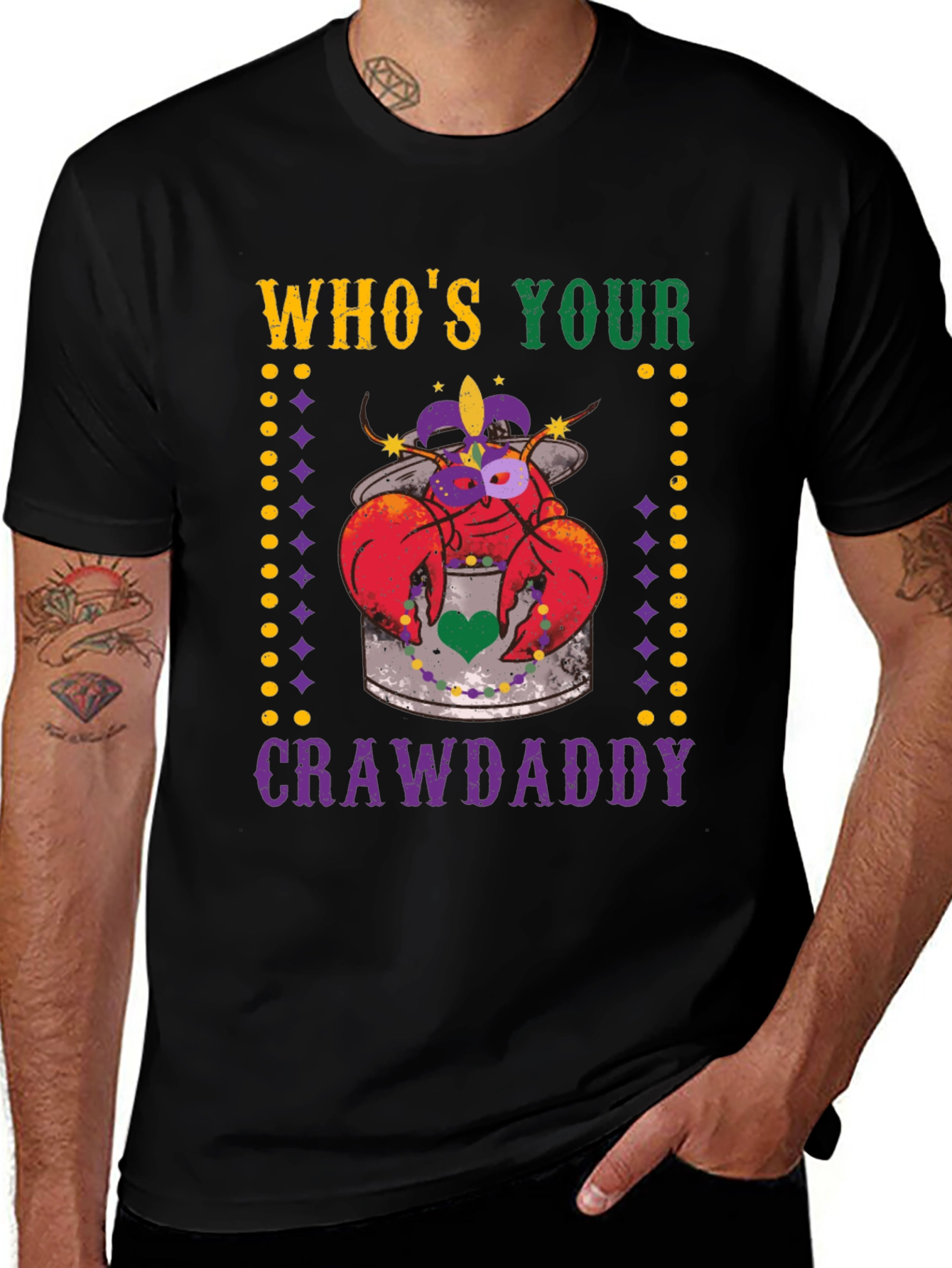 Whos Your Crawdaddy Mardi Gras T-Shirt