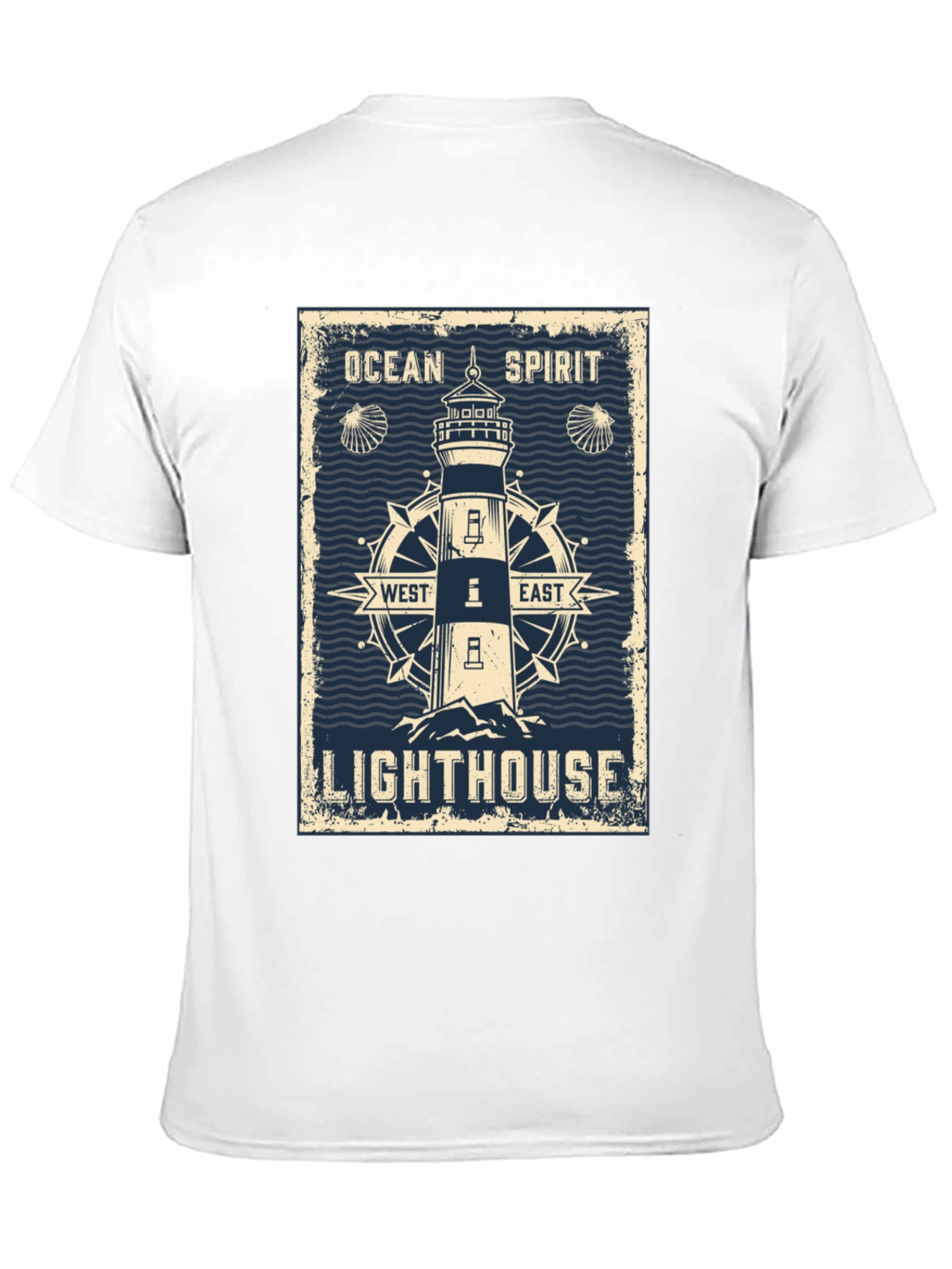 Ocean Spirit Lighthouse Graphic T-Shirt