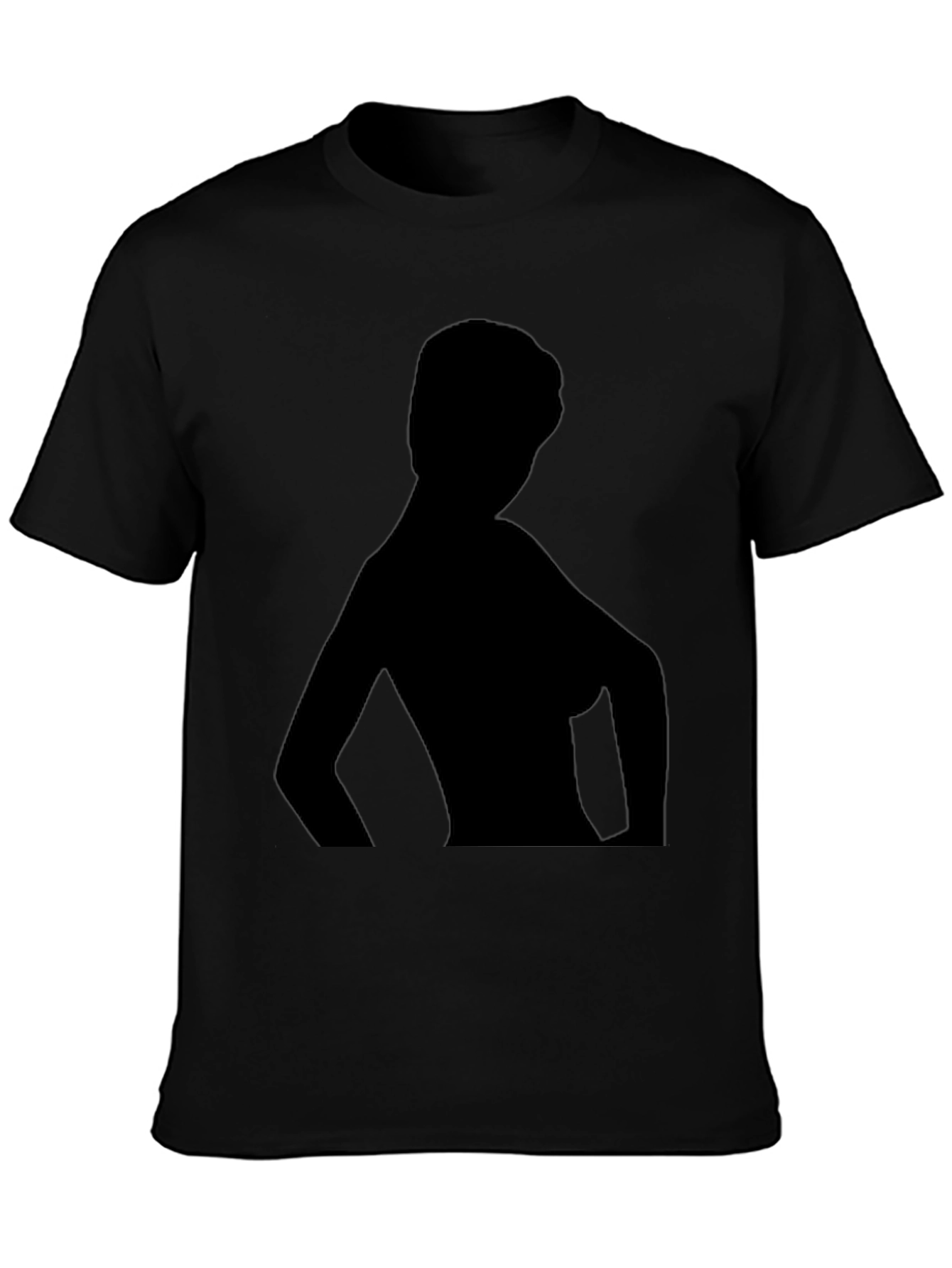 Silhouette Graphic Tee - Black Casual Shirt