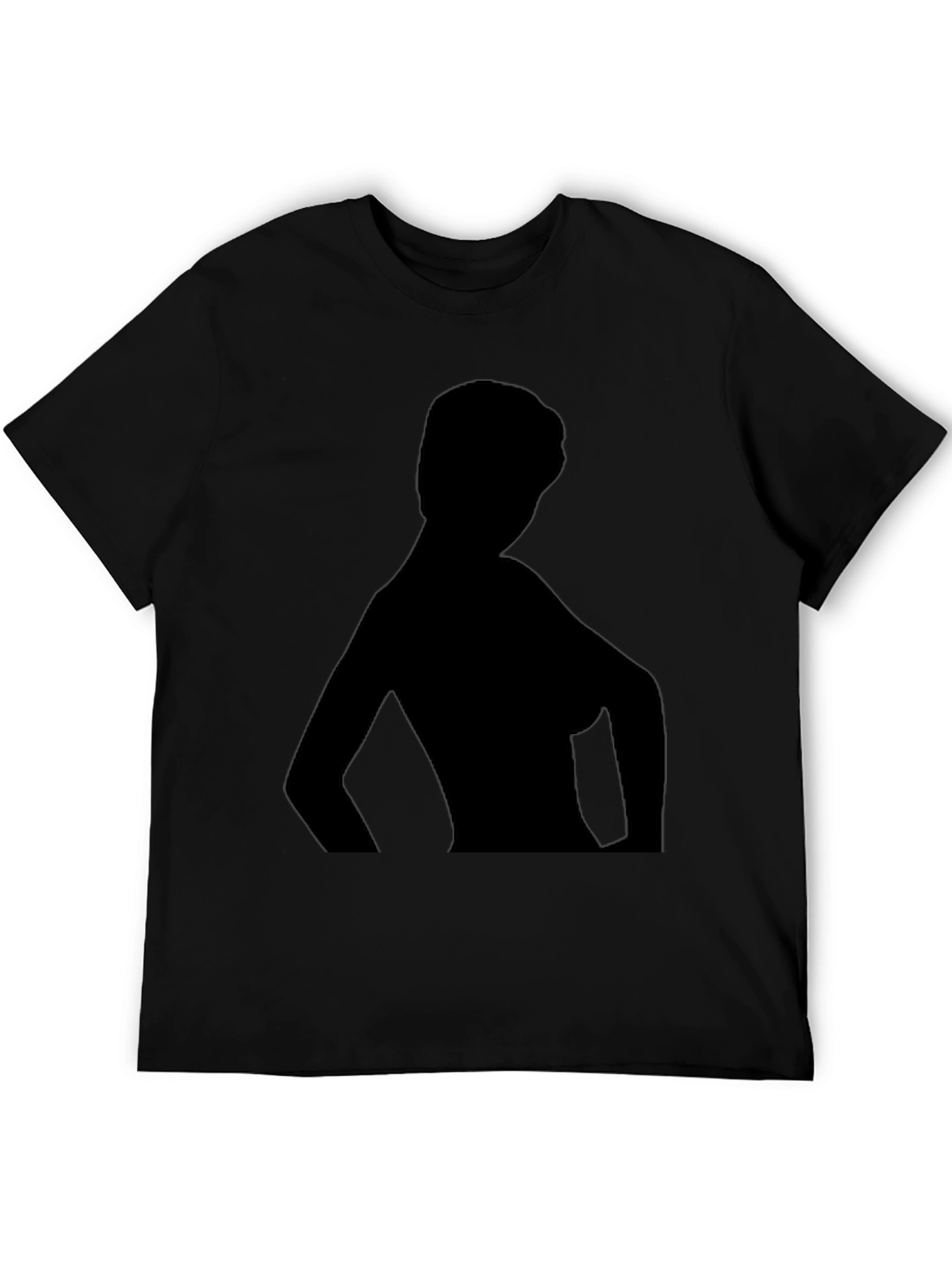 Silhouette Graphic Tee - Black Casual Shirt