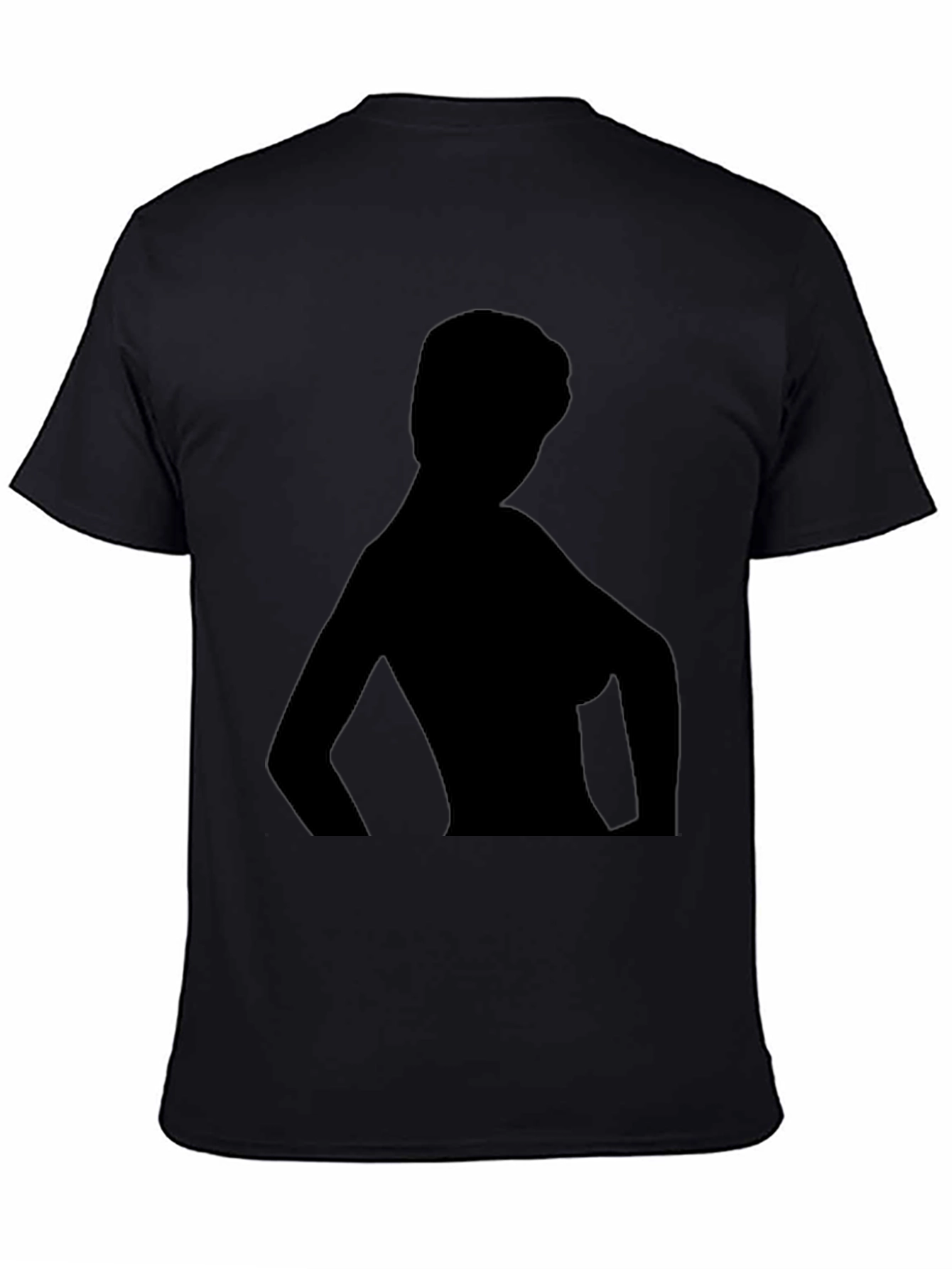 Silhouette Graphic Tee - Black Casual Shirt