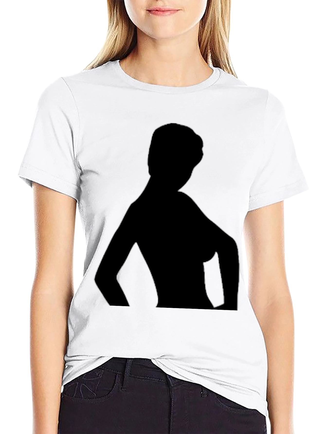 Silhouette Graphic Tee - Black Casual Shirt