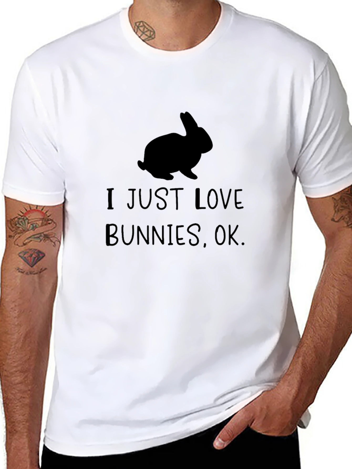 I Love Bunnies T-Shirt - Cute Rabbit Tee