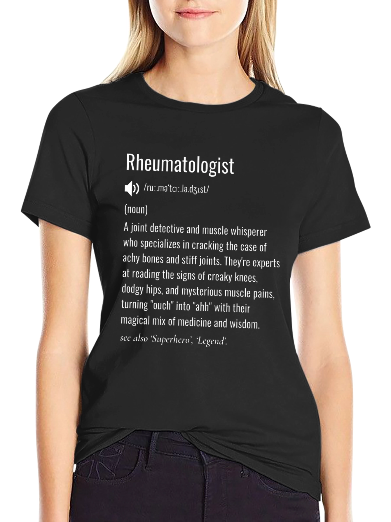 Rheumatologist Definition T-Shirt - Joint Detective