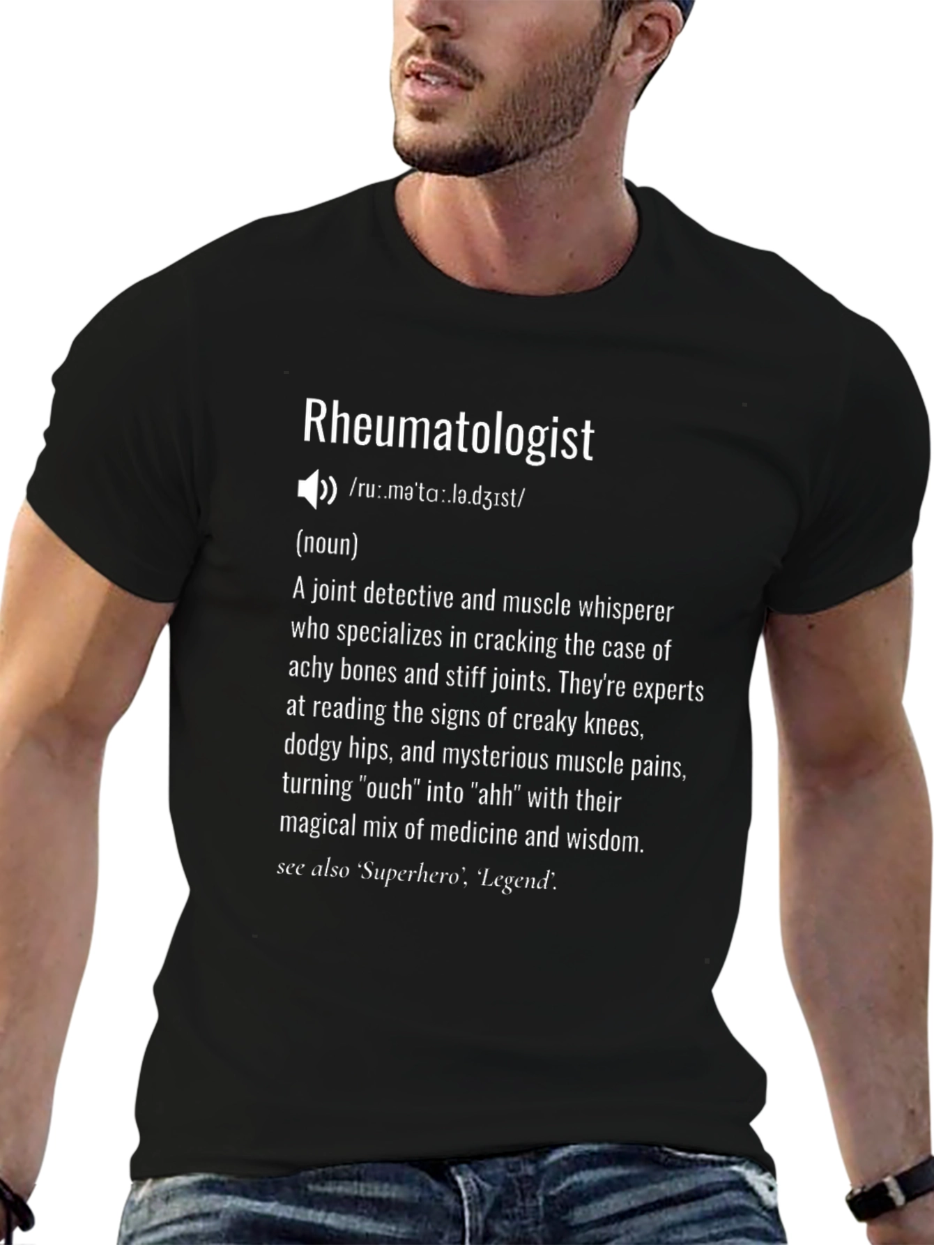 Rheumatologist Definition T-Shirt - Joint Detective