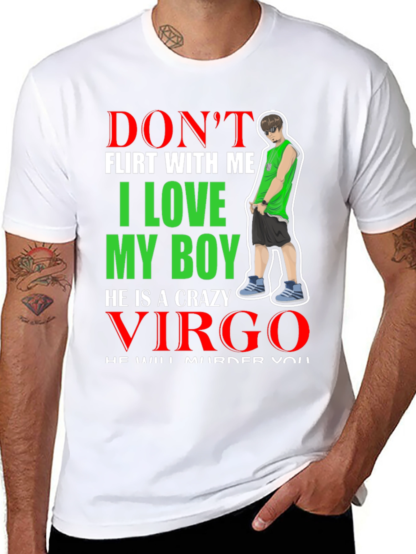 Virgo Boyfriend Graphic T-Shirt