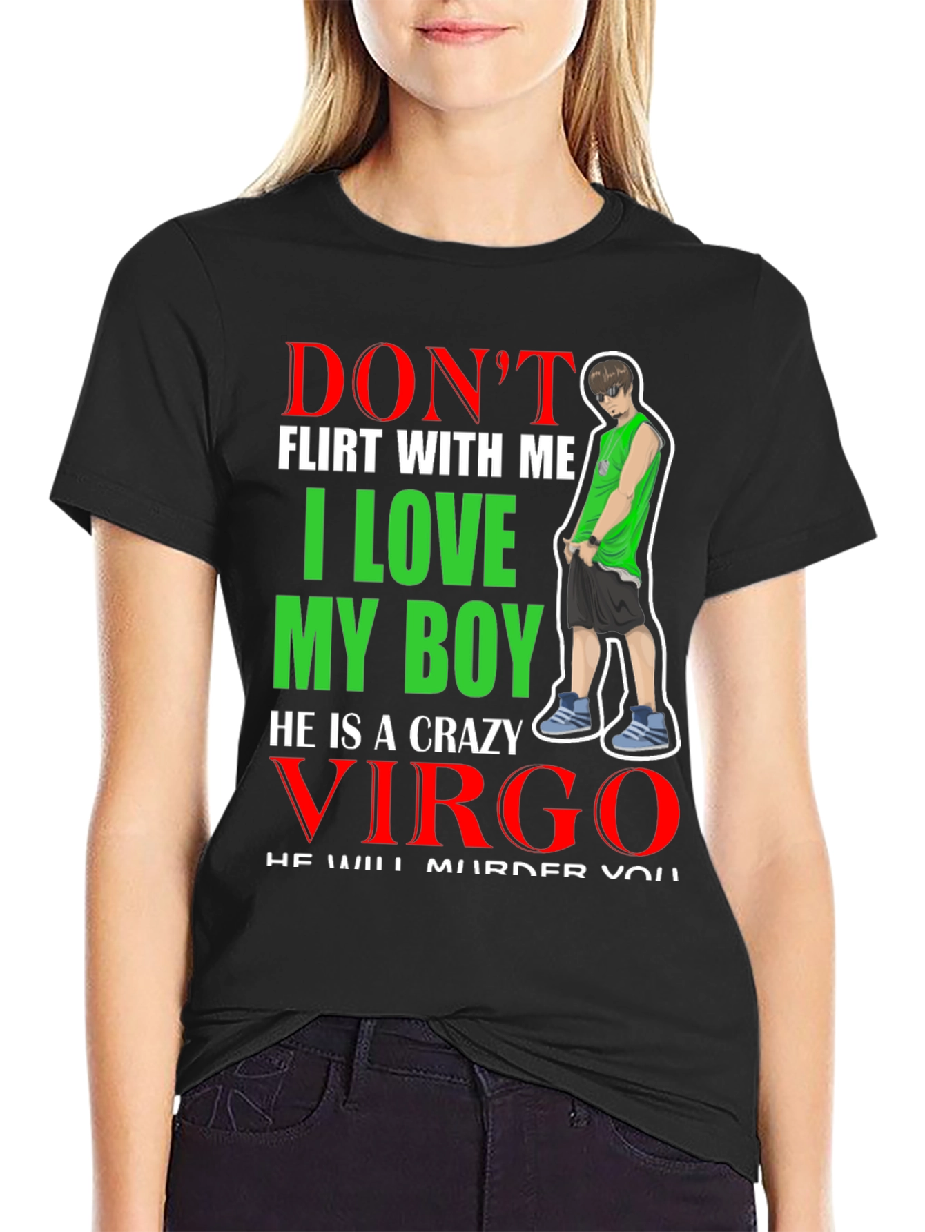 Virgo Boyfriend Graphic T-Shirt
