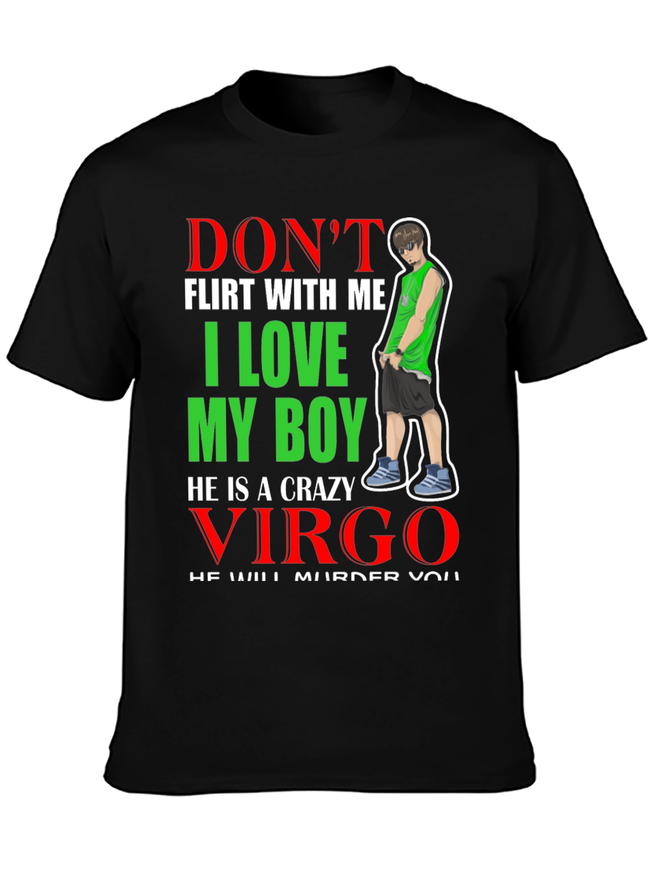 Virgo Boyfriend Graphic T-Shirt