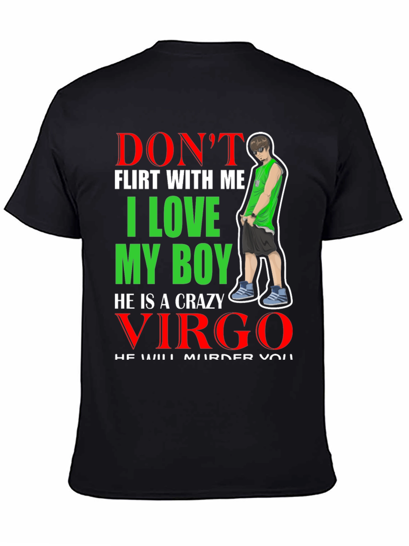 Virgo Boyfriend Graphic T-Shirt