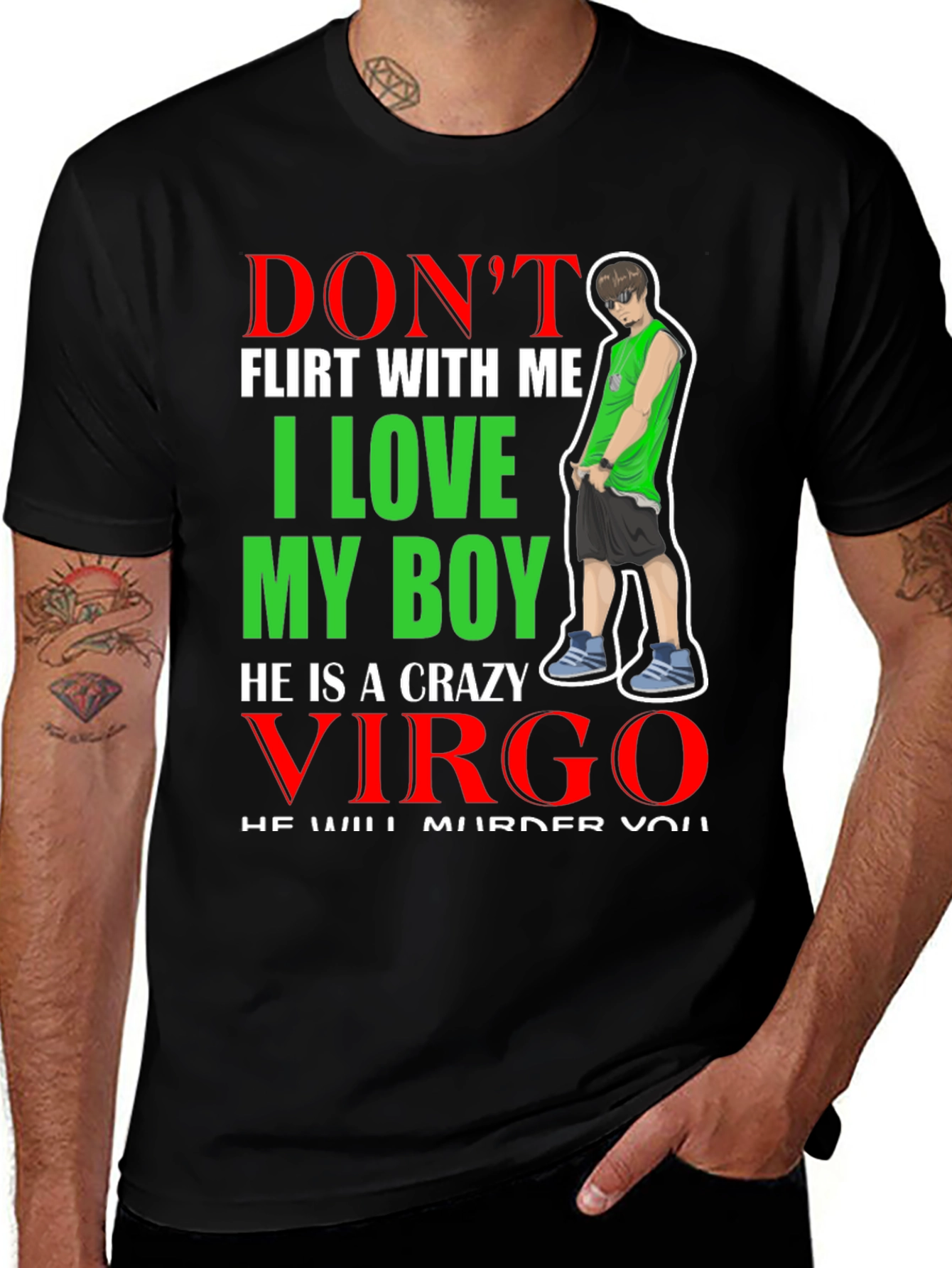 Virgo Boyfriend Graphic T-Shirt
