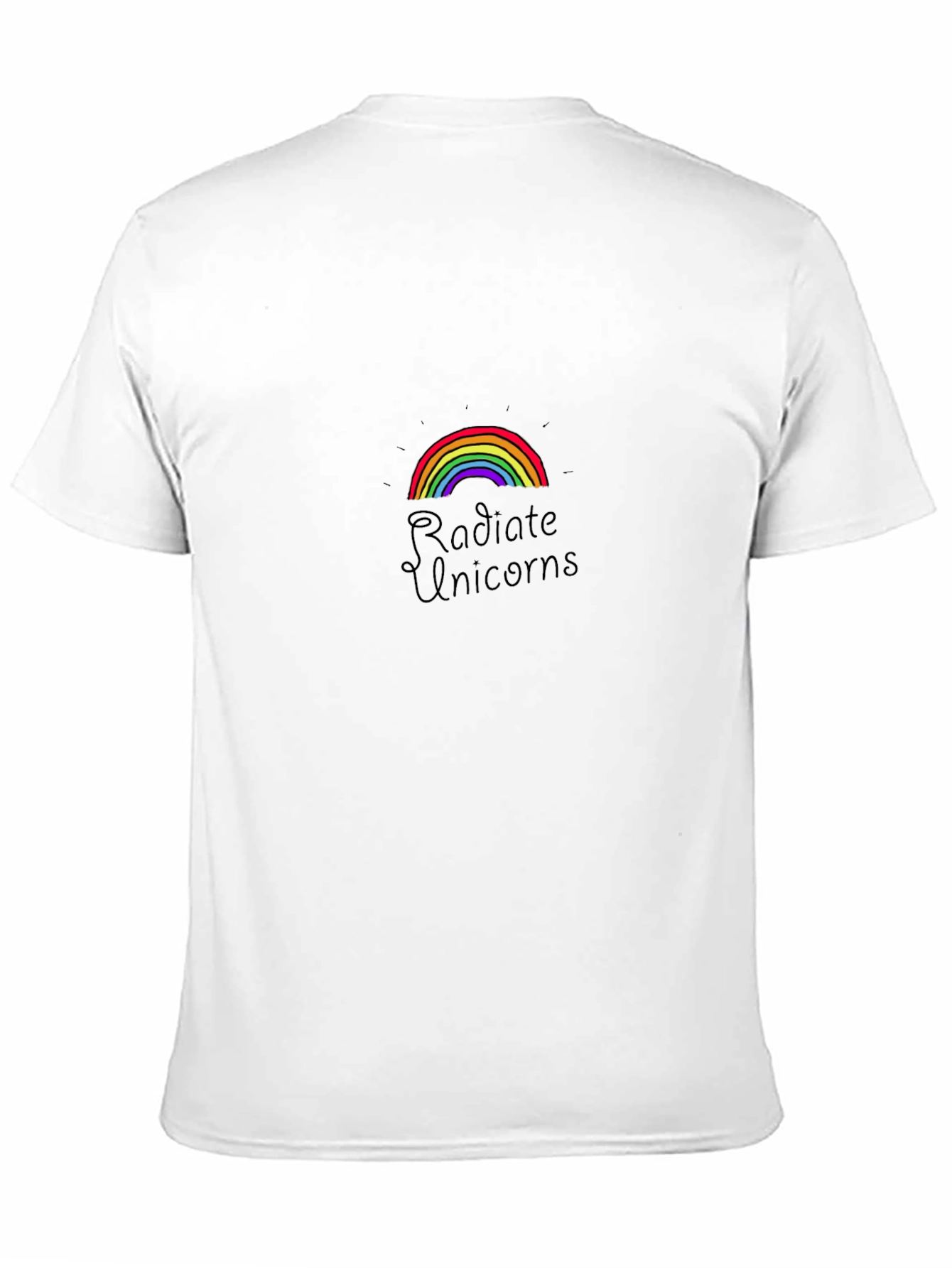 Radiate Unicorns Graphic Tee - Black