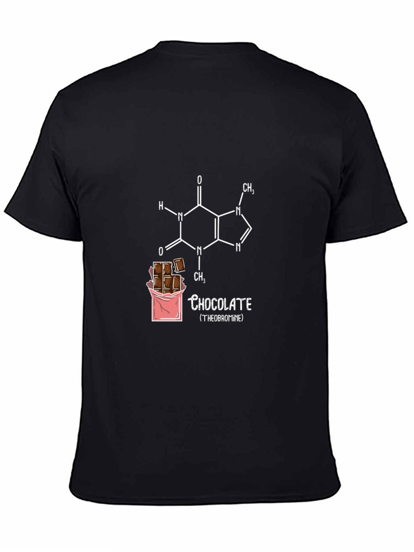 Chocolate Theobromine T-Shirt - Funny Science Tee
