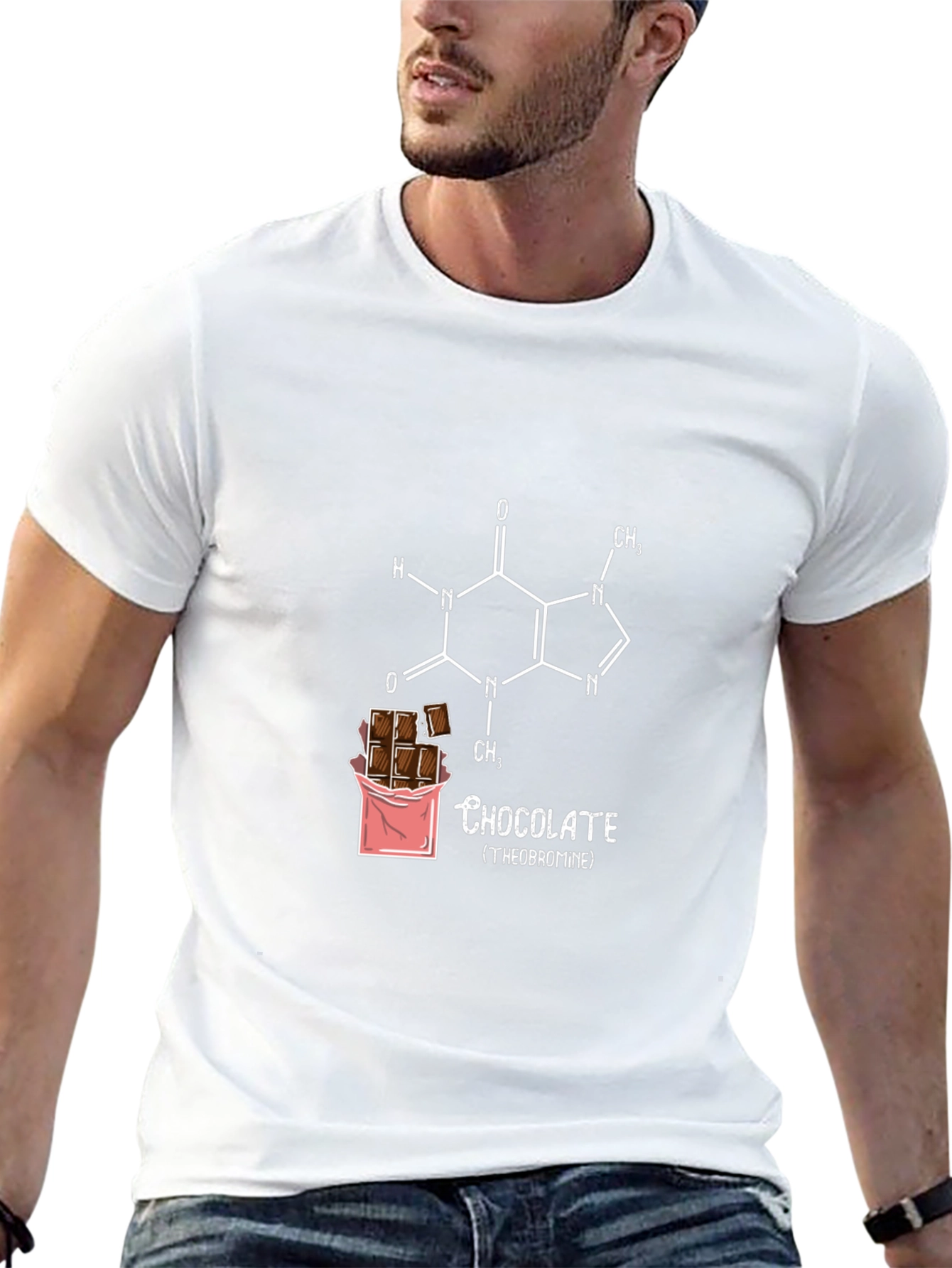 Chocolate Theobromine T-Shirt - Funny Science Tee
