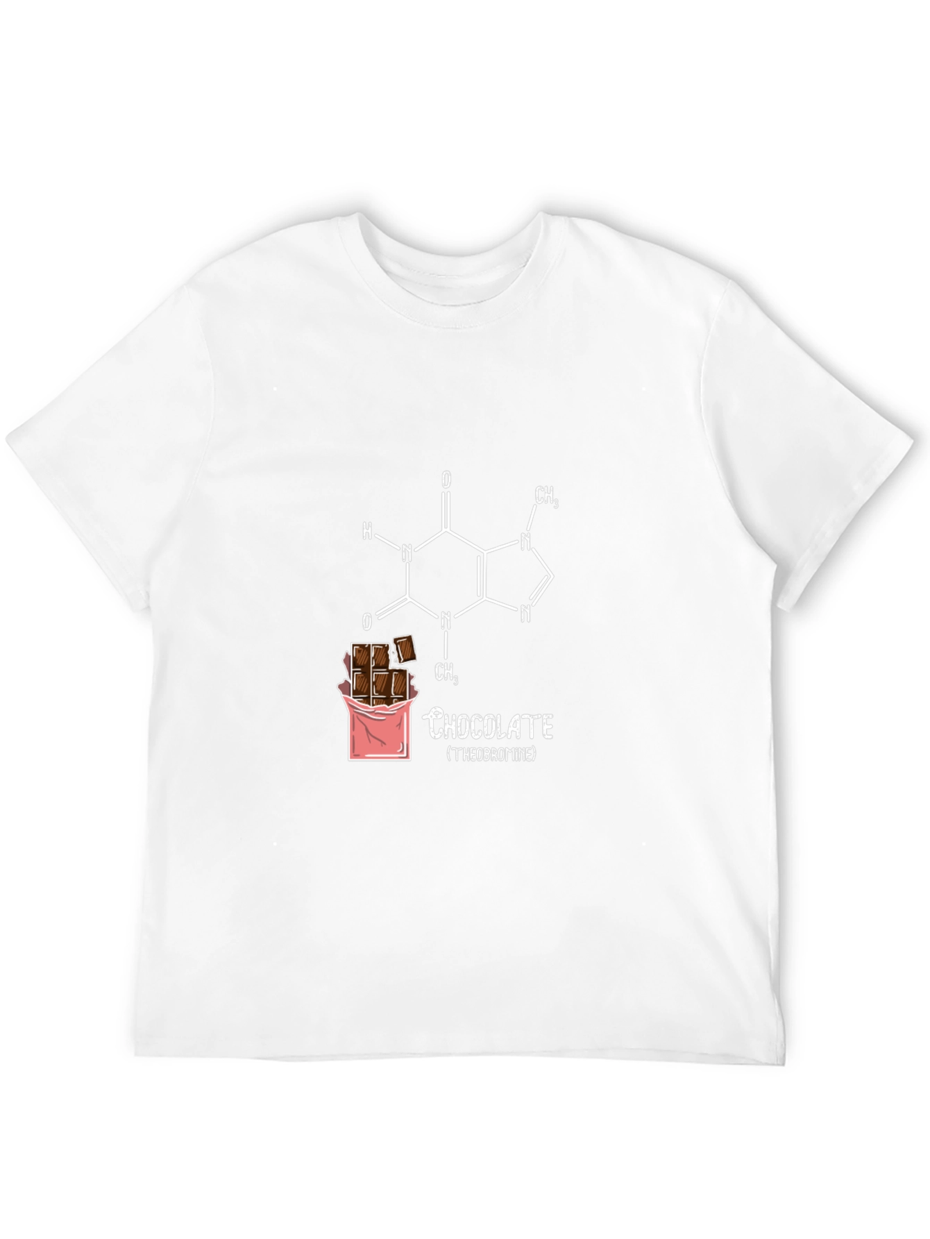 Chocolate Theobromine T-Shirt - Funny Science Tee