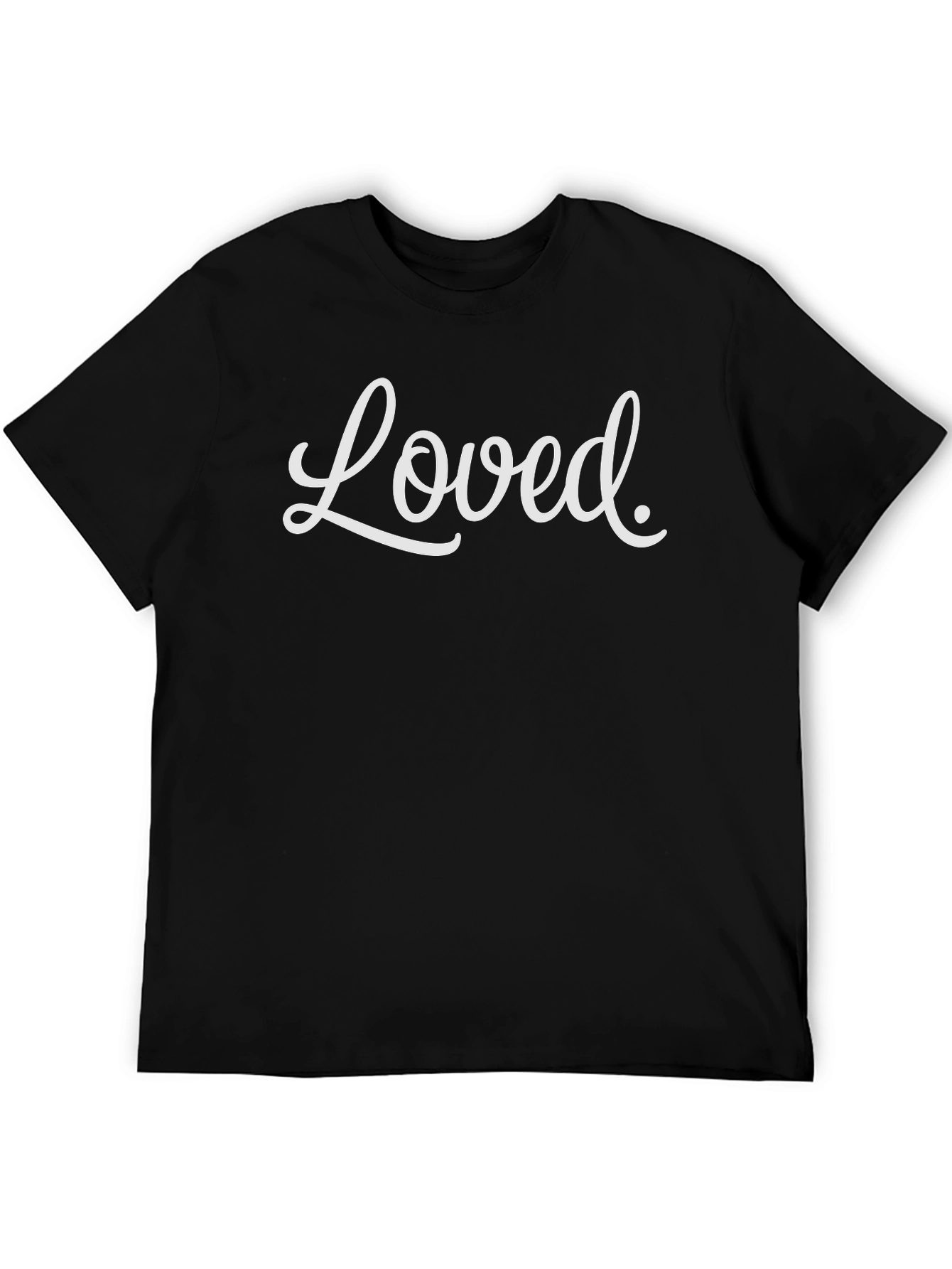 Loved Graphic Tee - Black Unisex T-Shirt