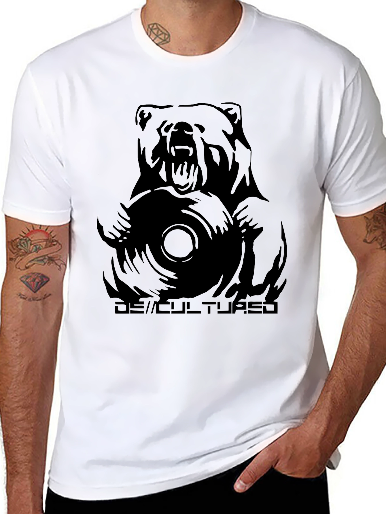 Black Bear DJ Graphic Tee - Demicultured