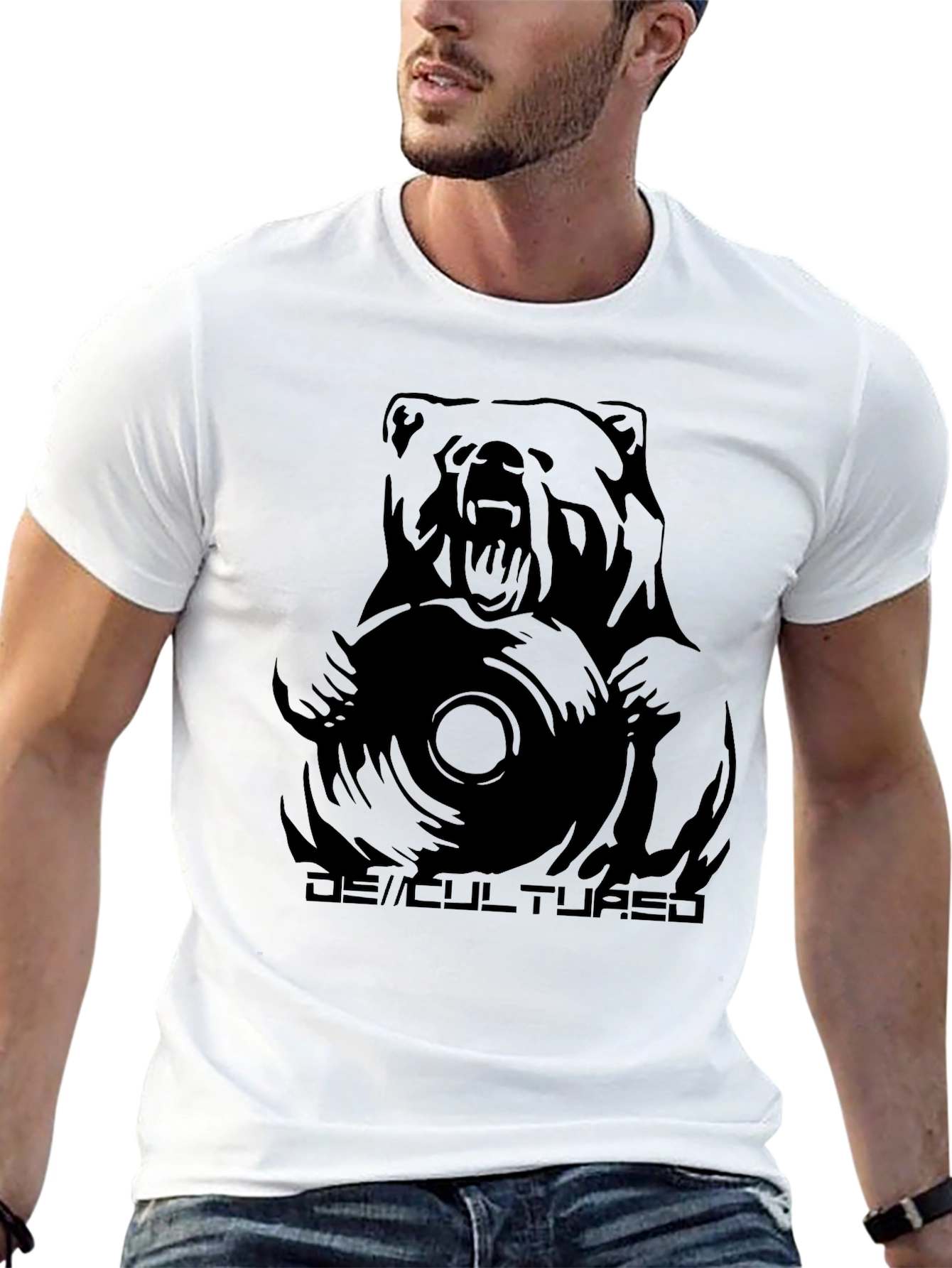 Black Bear DJ Graphic Tee - Demicultured