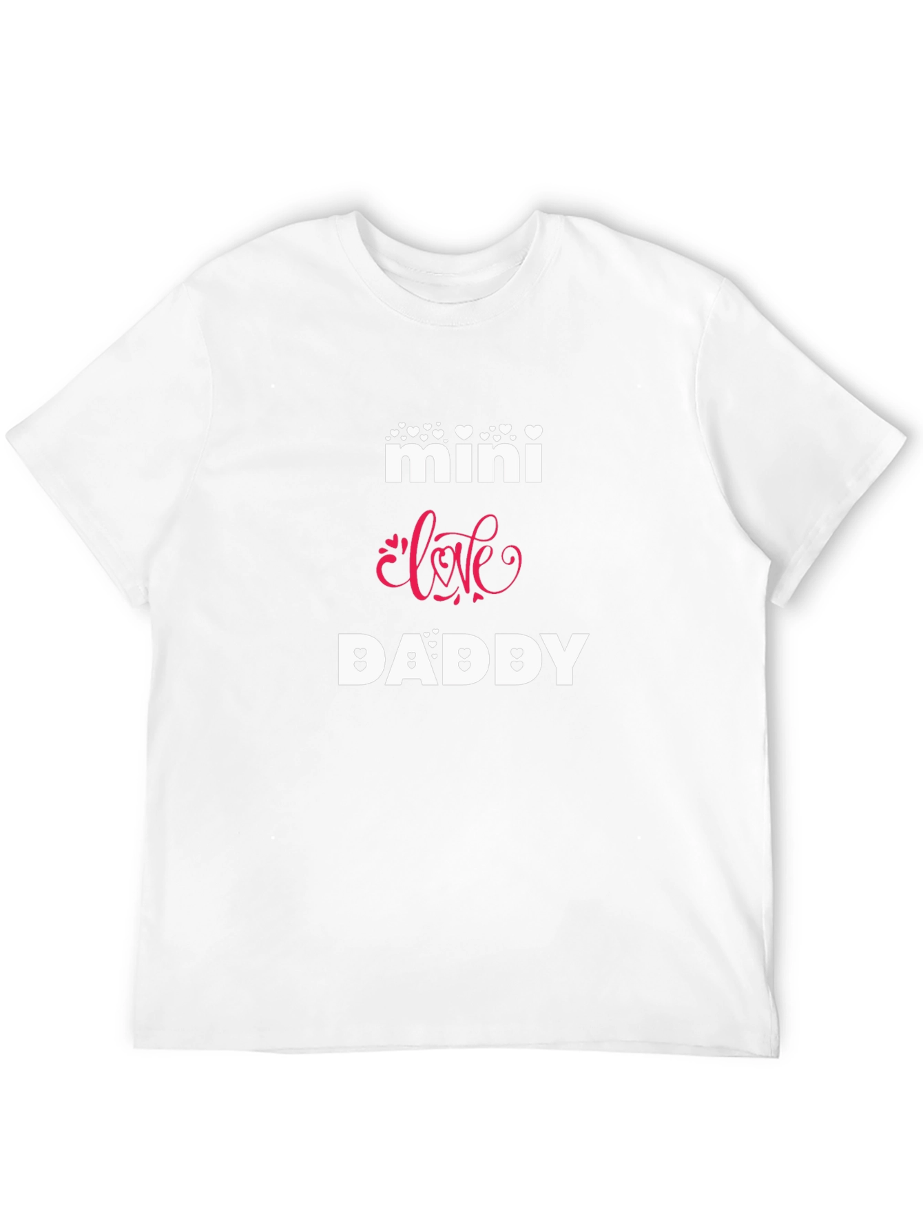Mini Love Daddy Graphic Tee - Black