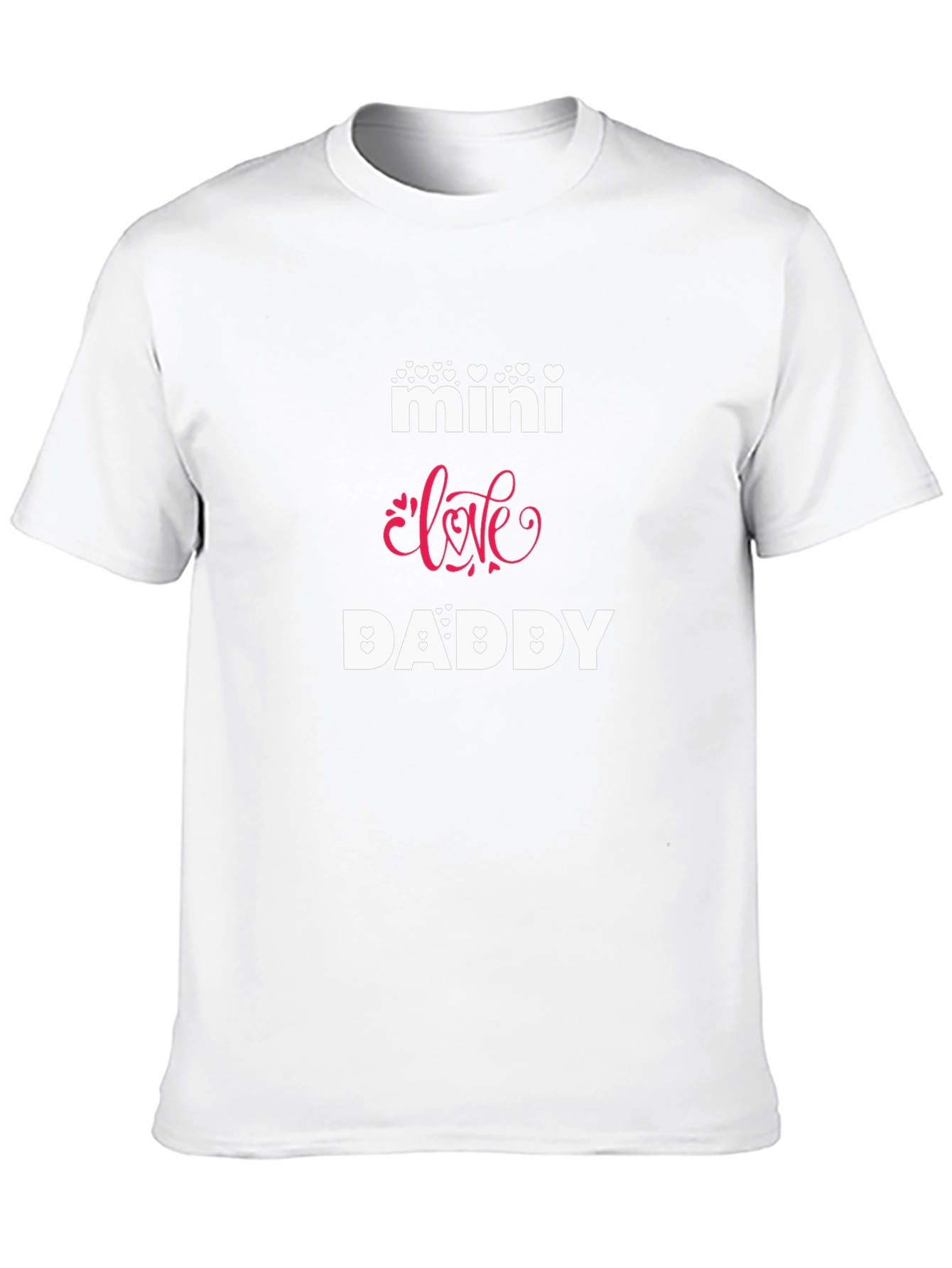 Mini Love Daddy Graphic Tee - Black