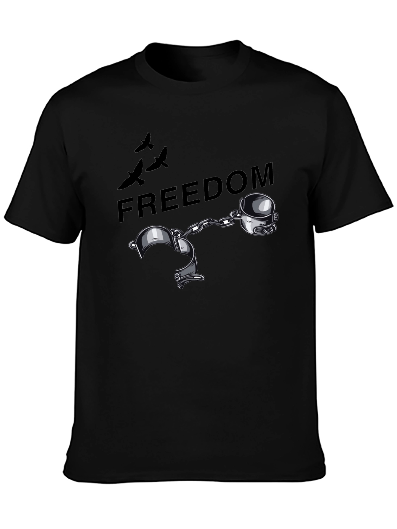 Freedom Handcuffs Graphic T-Shirt