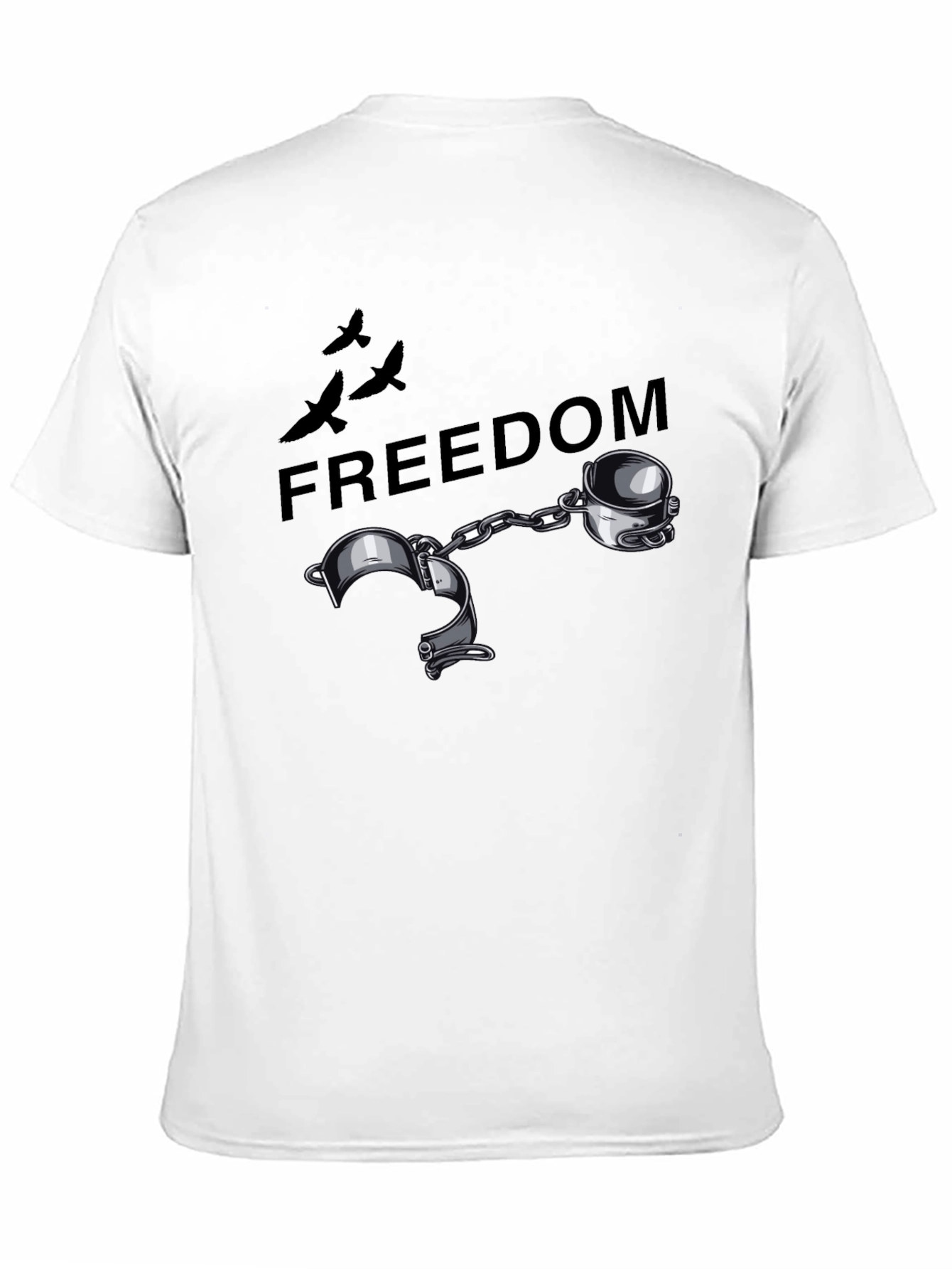 Freedom Handcuffs Graphic T-Shirt