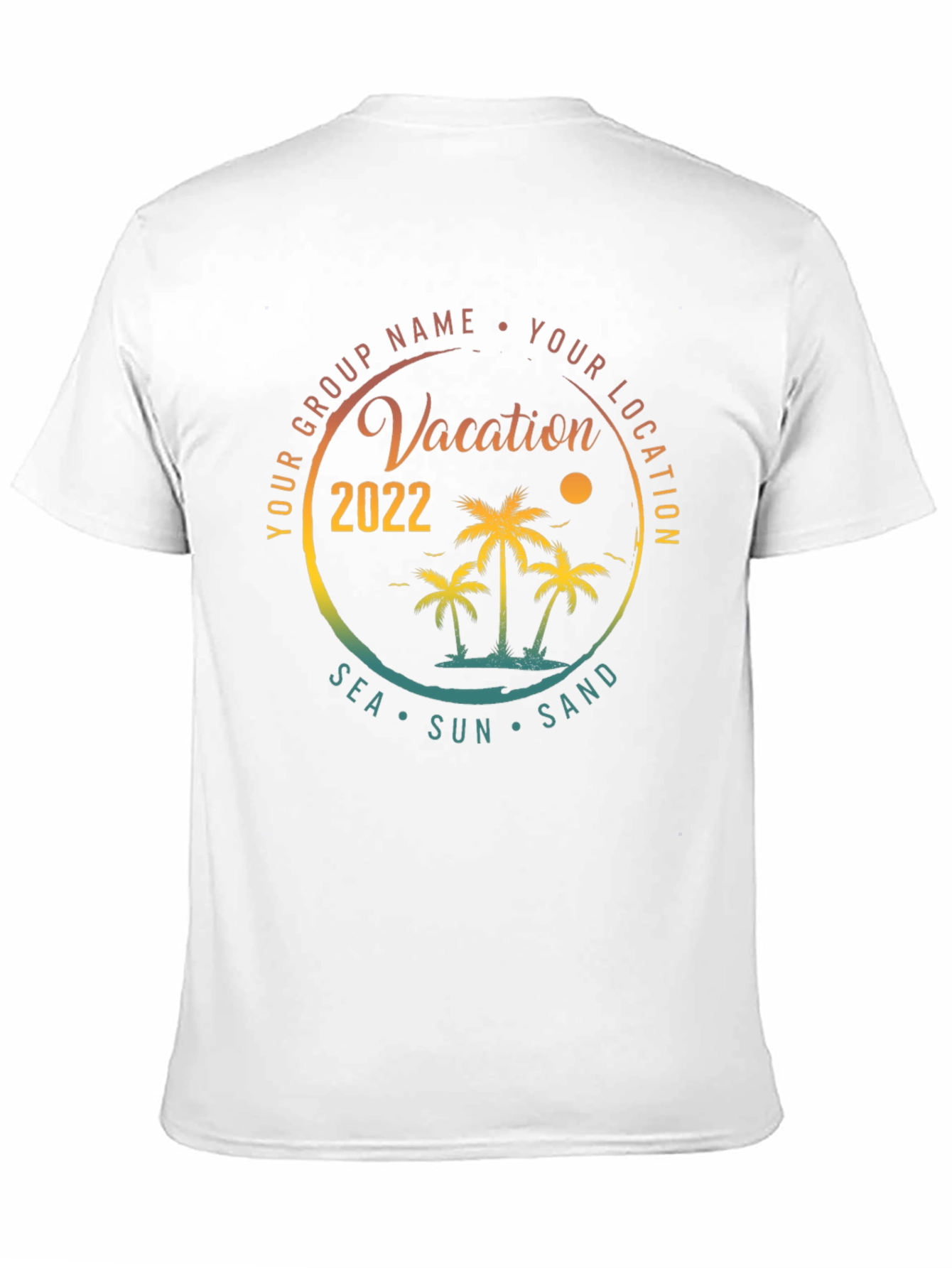 Vacation 2022 Black T-Shirt