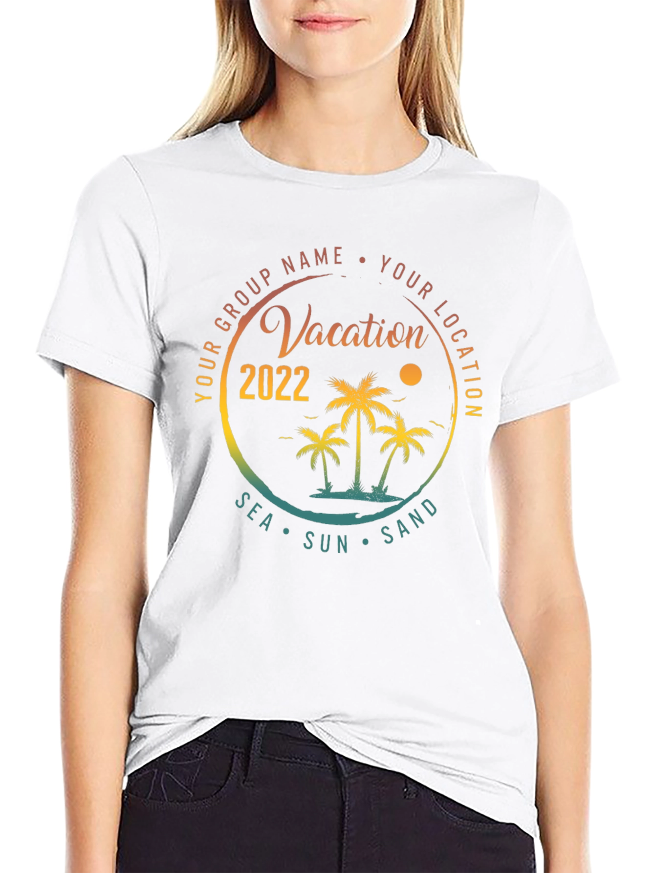 Vacation 2022 Black T-Shirt