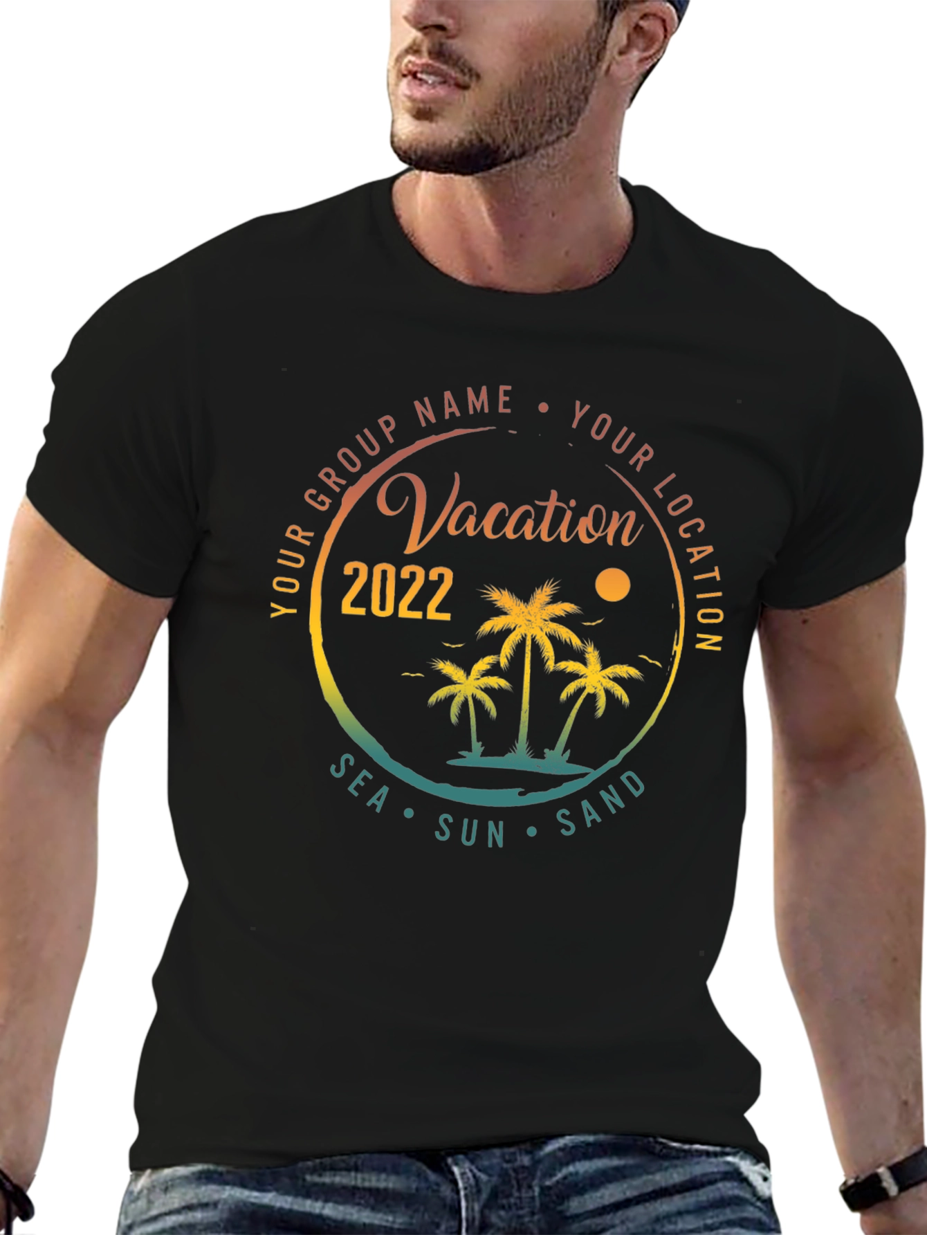 Vacation 2022 Black T-Shirt