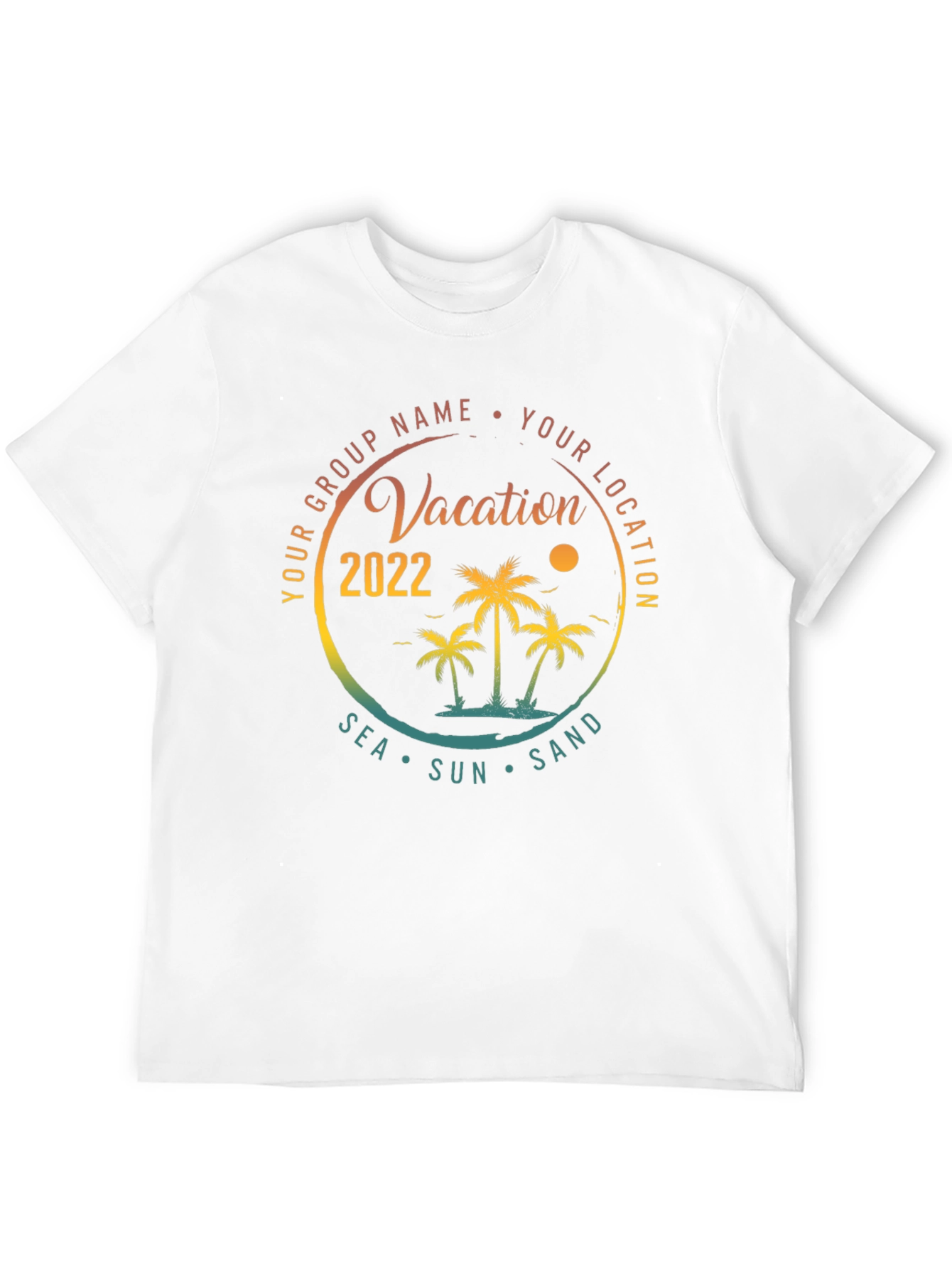 Vacation 2022 Black T-Shirt