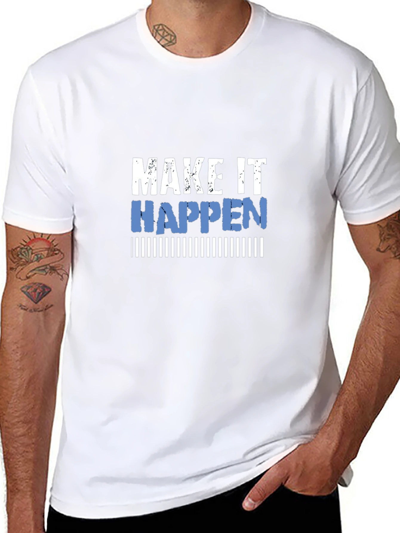 Make It Happen Graphic Tee - Motivational Shirt