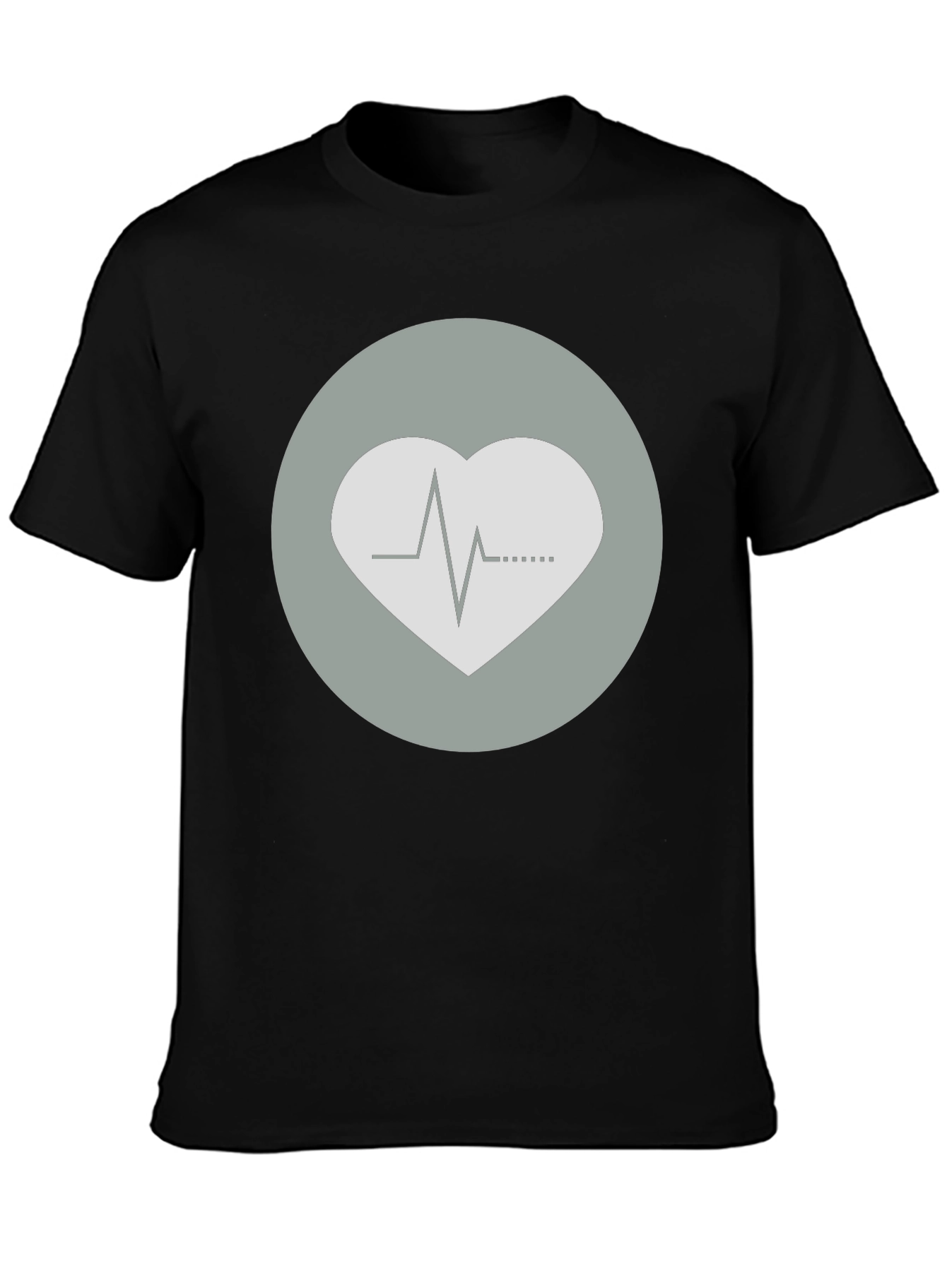 Heartbeat Graphic T-Shirt - Stylish Medical Tee
