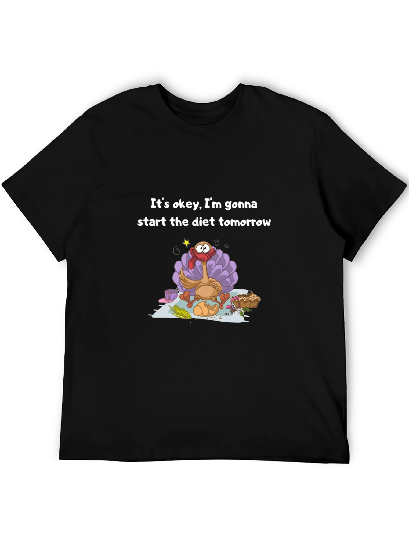 Funny Turkey Diet T-Shirt