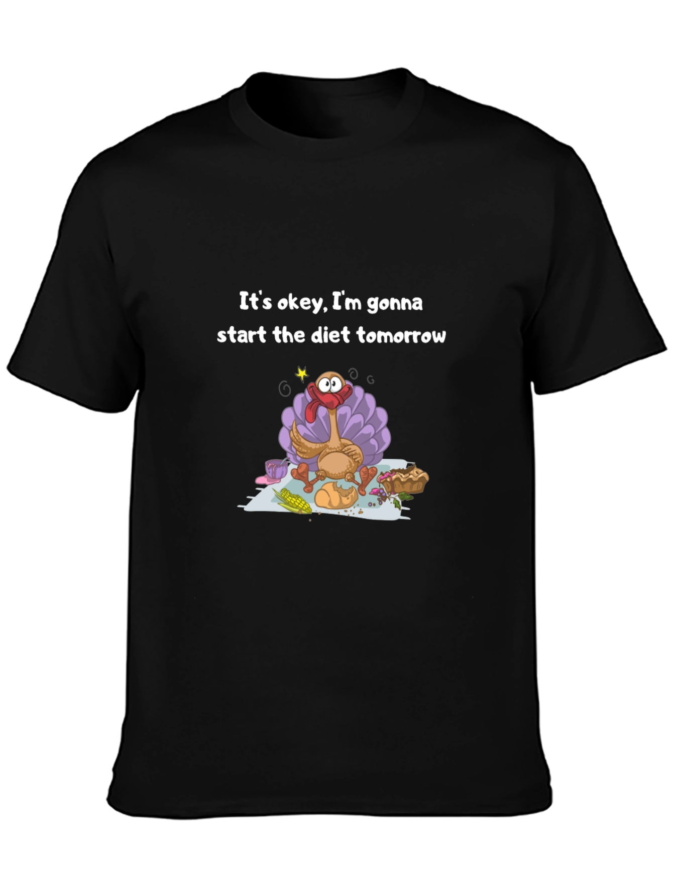 Funny Turkey Diet T-Shirt