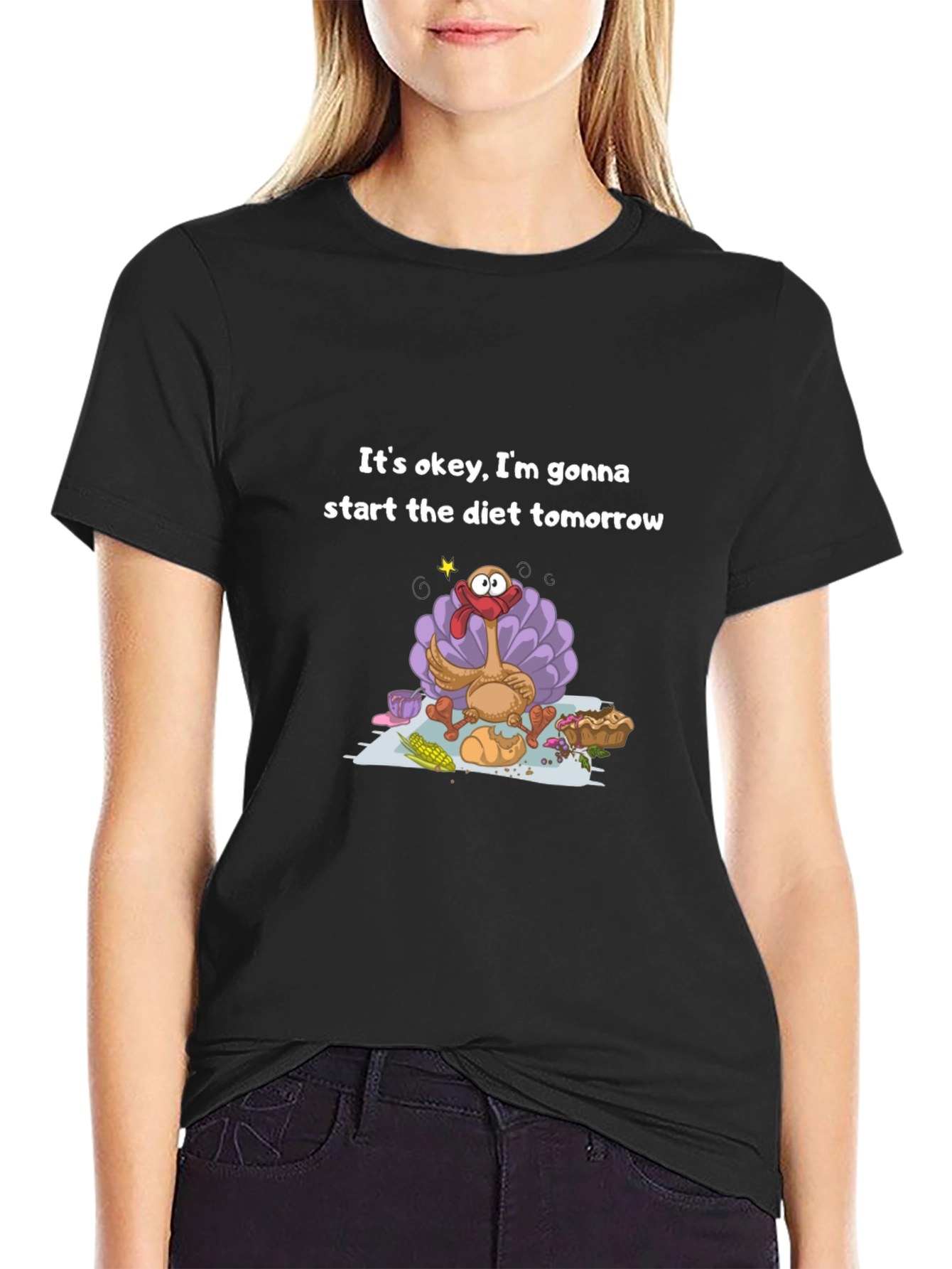 Funny Turkey Diet T-Shirt