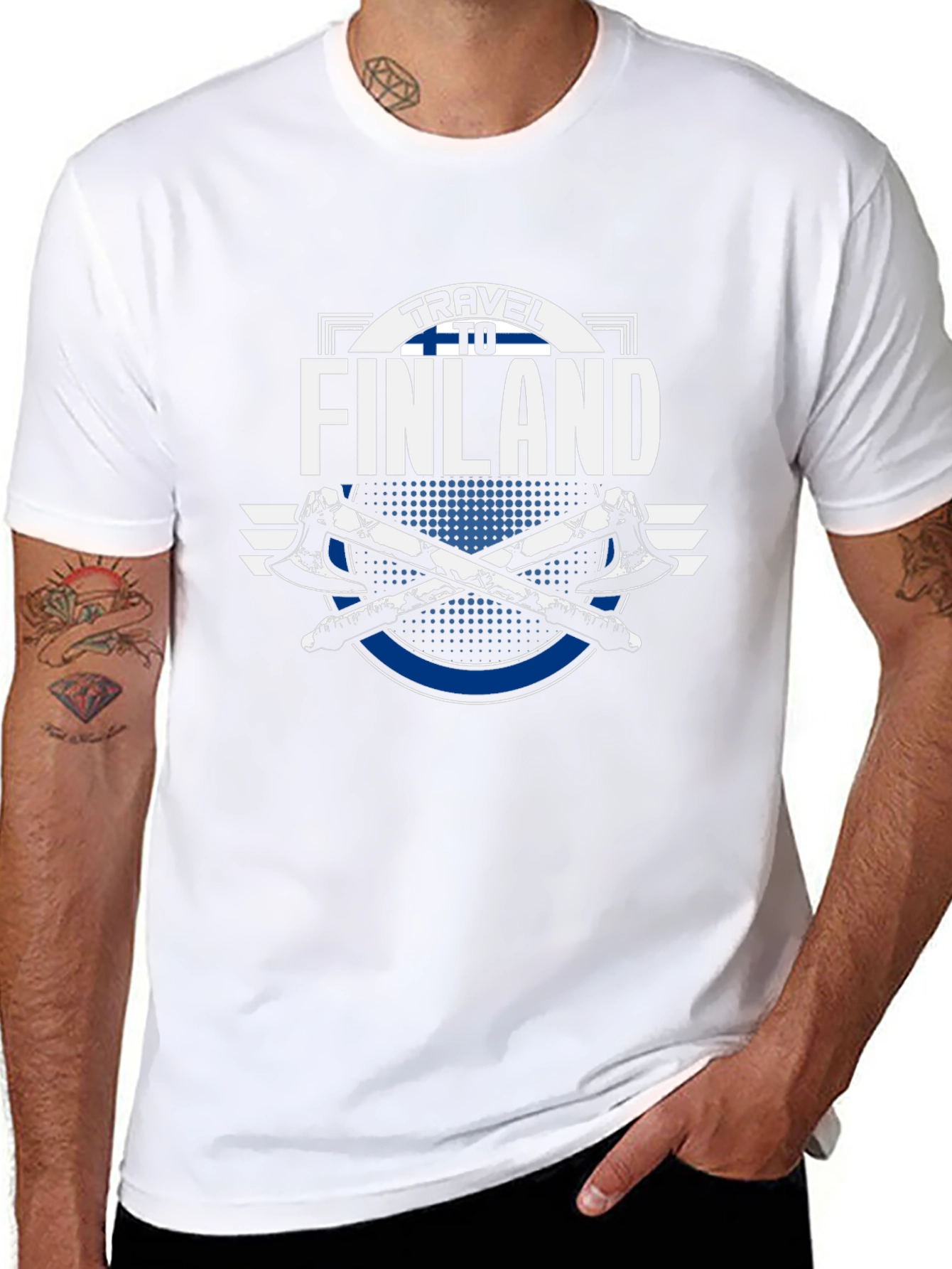 Travel to Finland Graphic T-Shirt