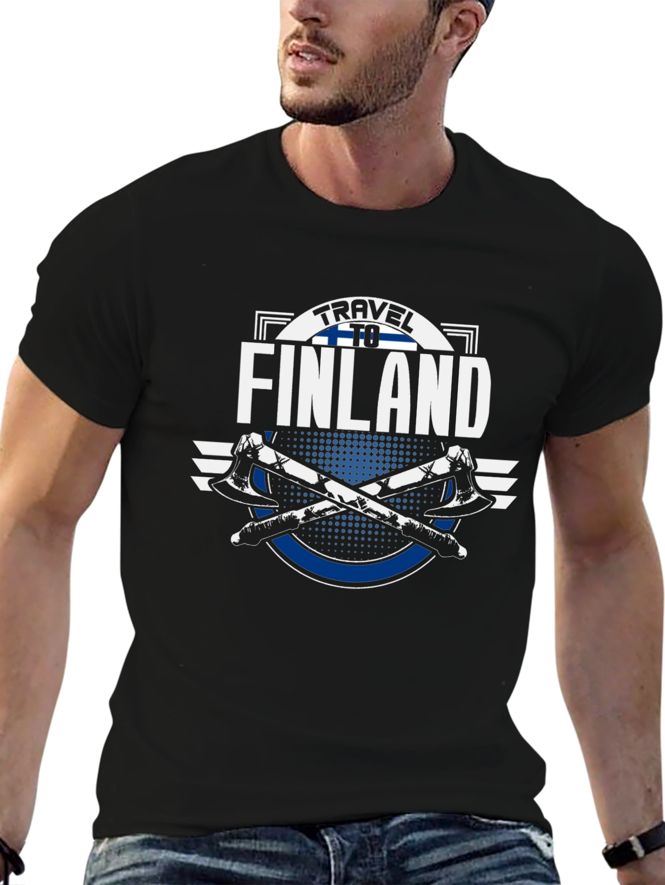 Travel to Finland Graphic T-Shirt