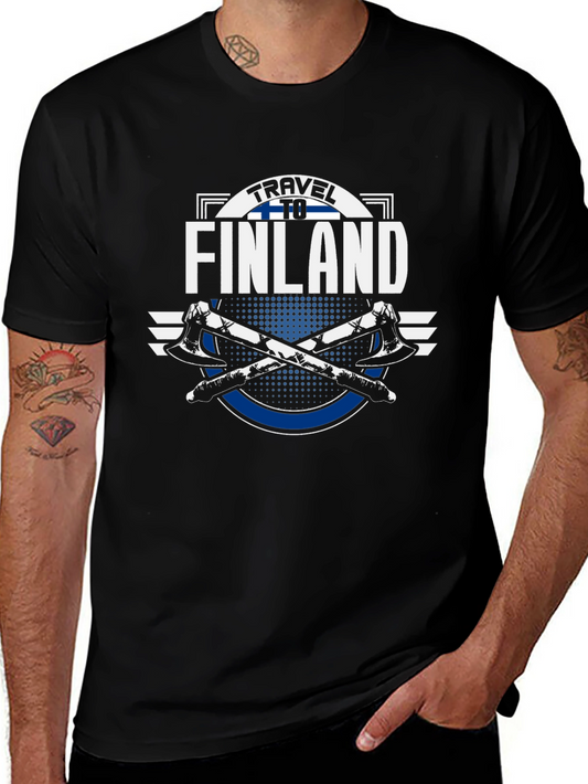 Travel to Finland Graphic T-Shirt