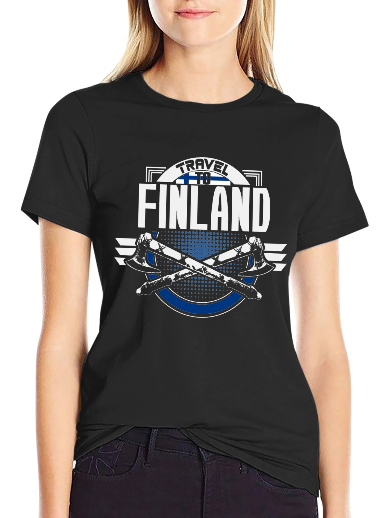 Travel to Finland Graphic T-Shirt