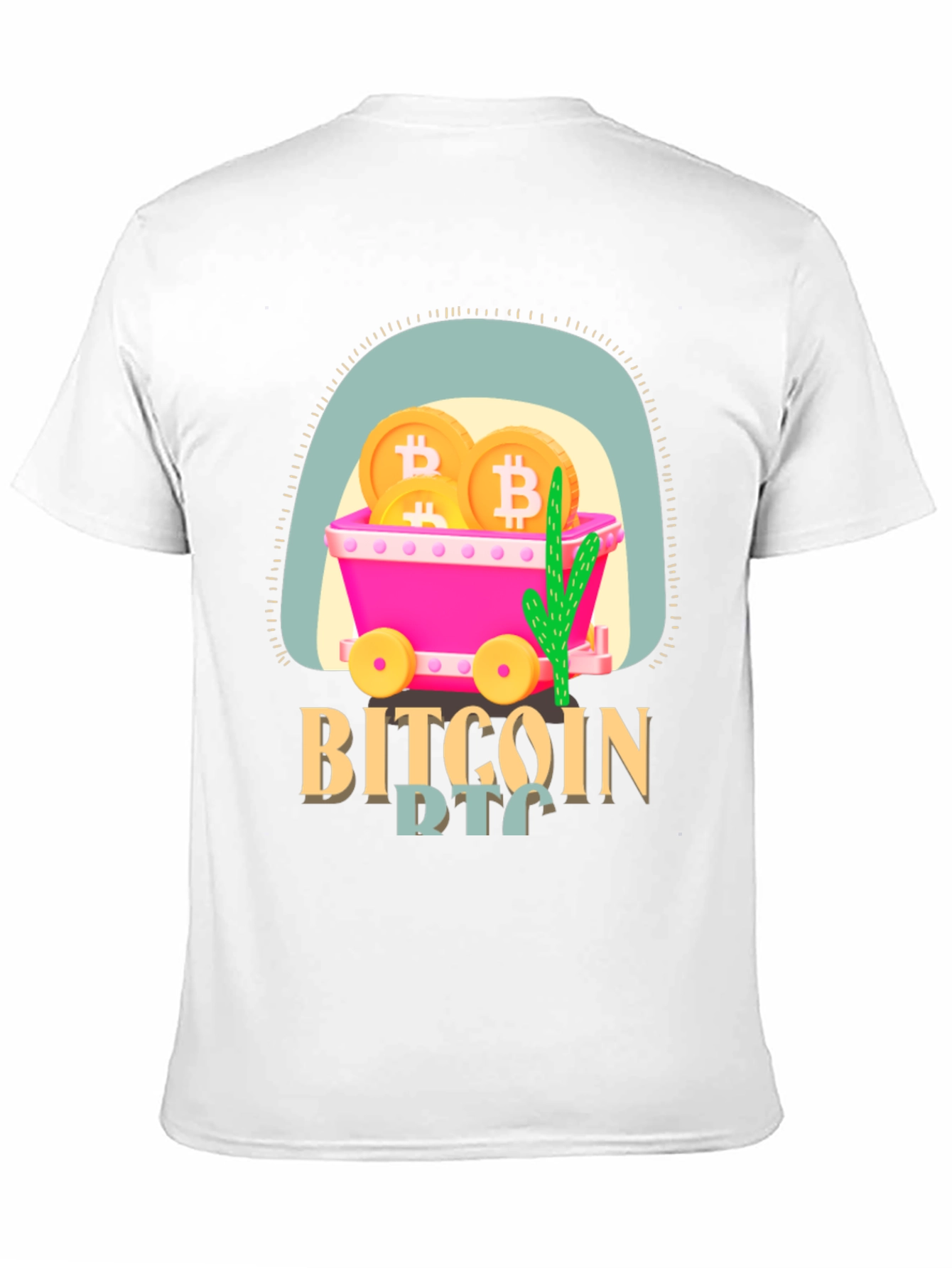 Bitcoin Mining Cart T-Shirt - Crypto Tee