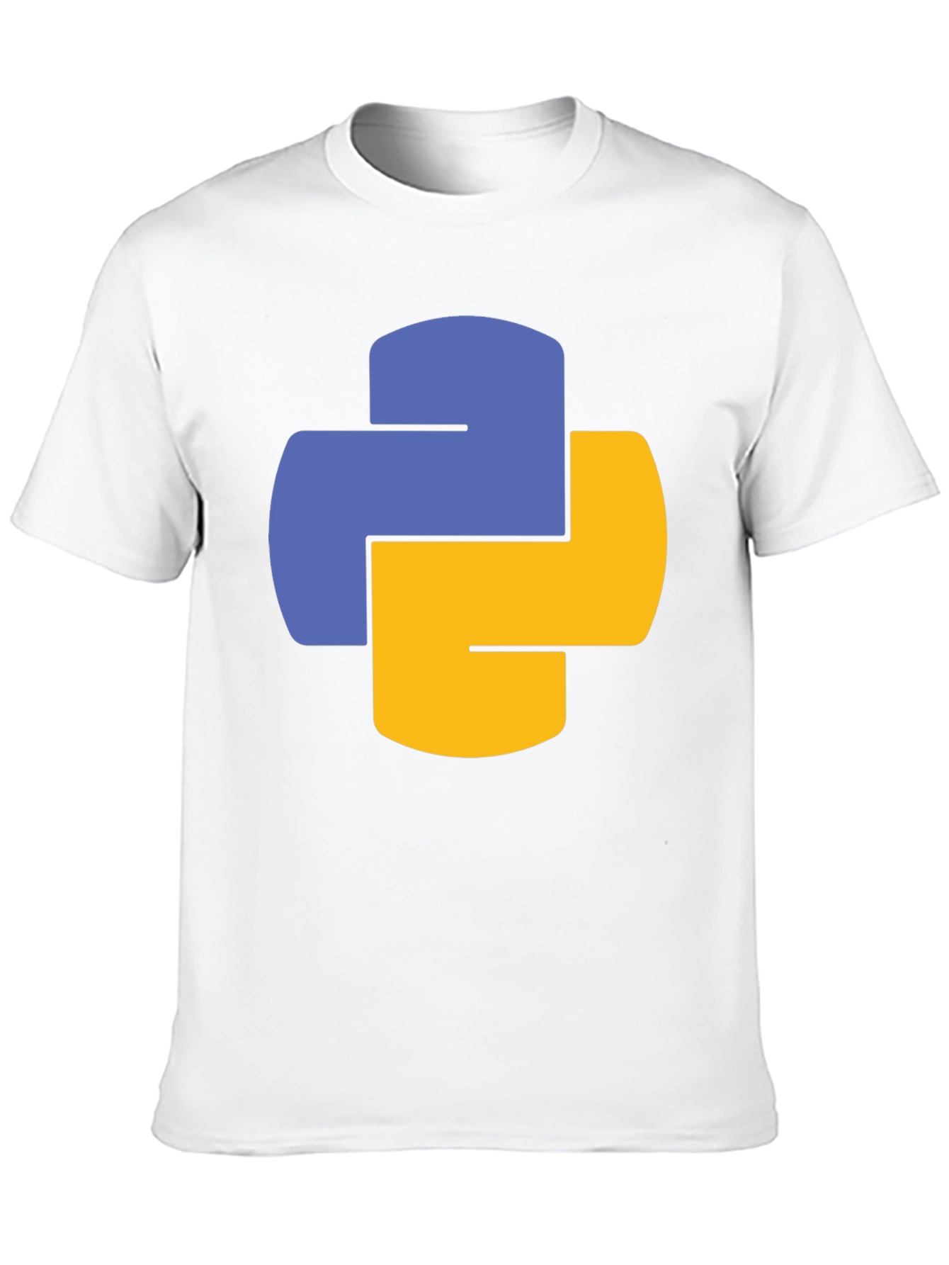 Python Logo Black T-Shirt - Coding Developer Tee