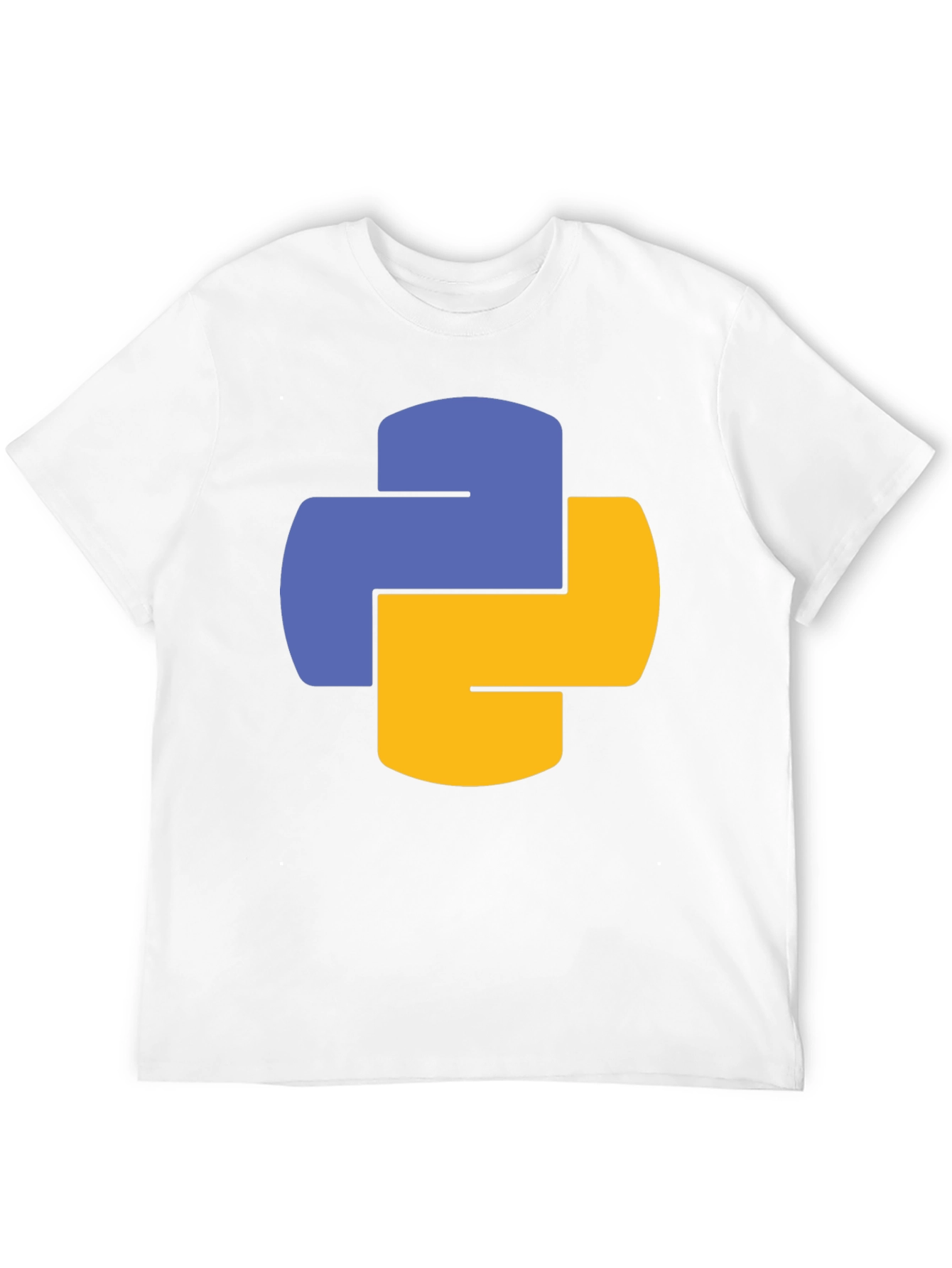 Python Logo Black T-Shirt - Coding Developer Tee