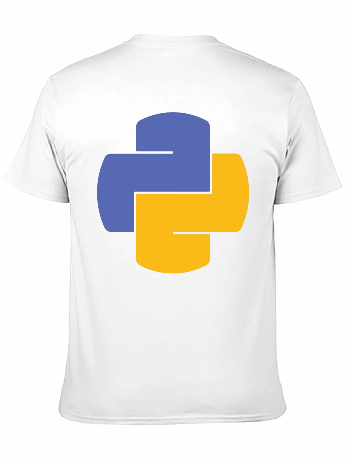 Python Logo Black T-Shirt - Coding Developer Tee
