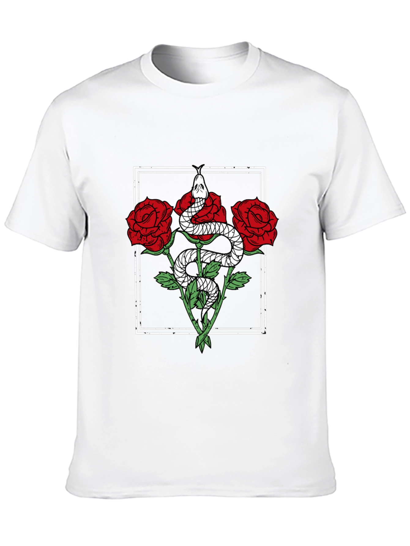Snake & Roses Graphic Tee
