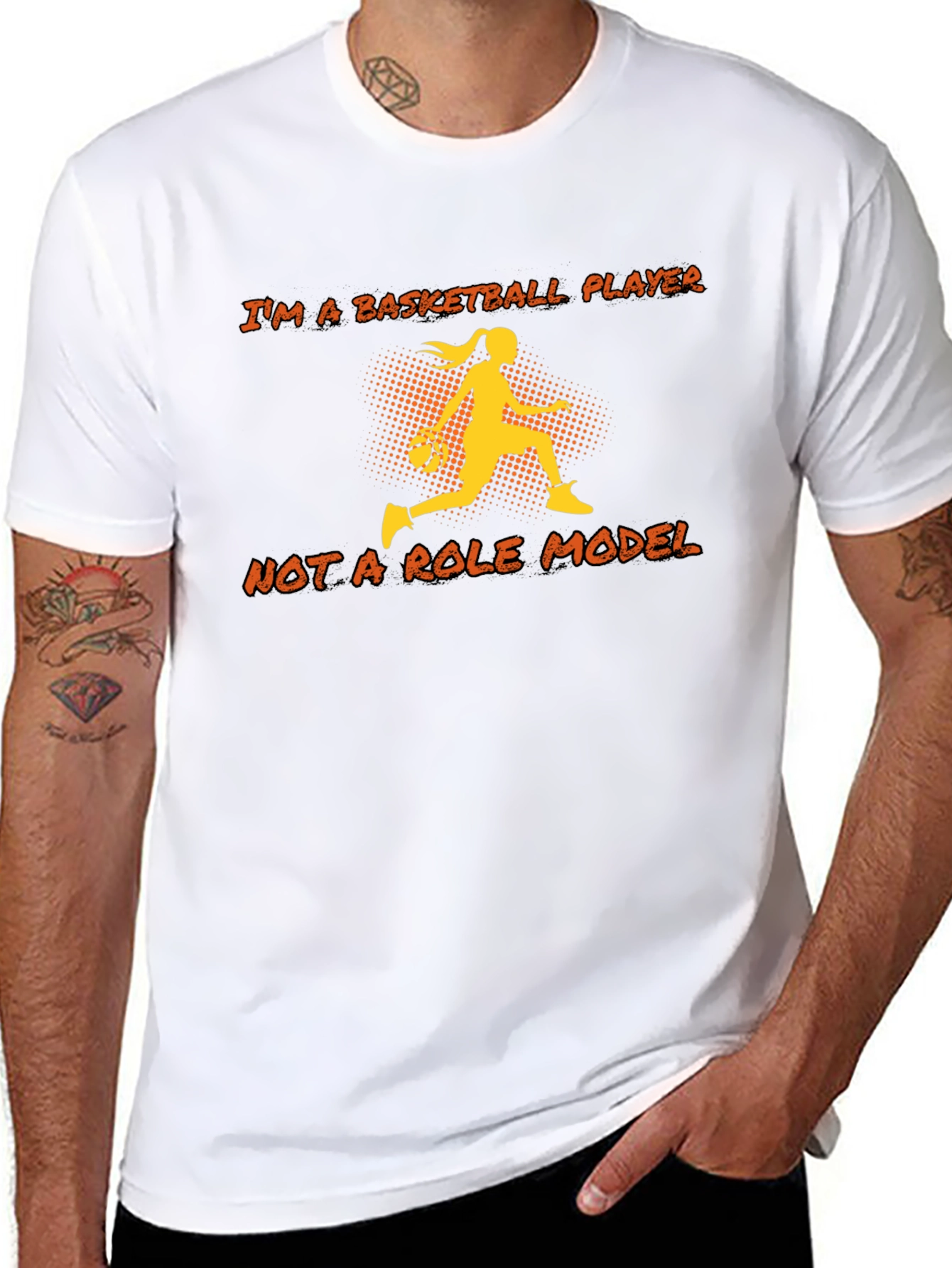Basketball Player Graphic T-Shirt